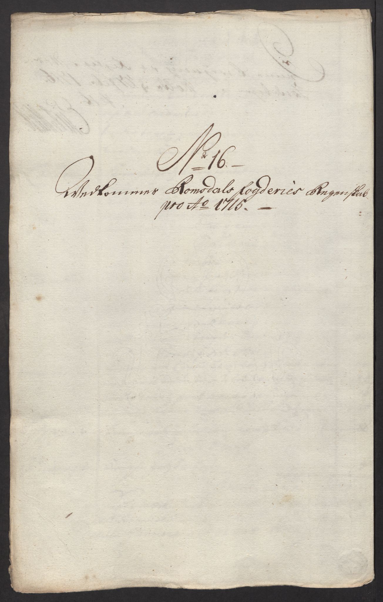 Rentekammeret inntil 1814, Reviderte regnskaper, Fogderegnskap, AV/RA-EA-4092/R55/L3663: Fogderegnskap Romsdal, 1715-1716, p. 152