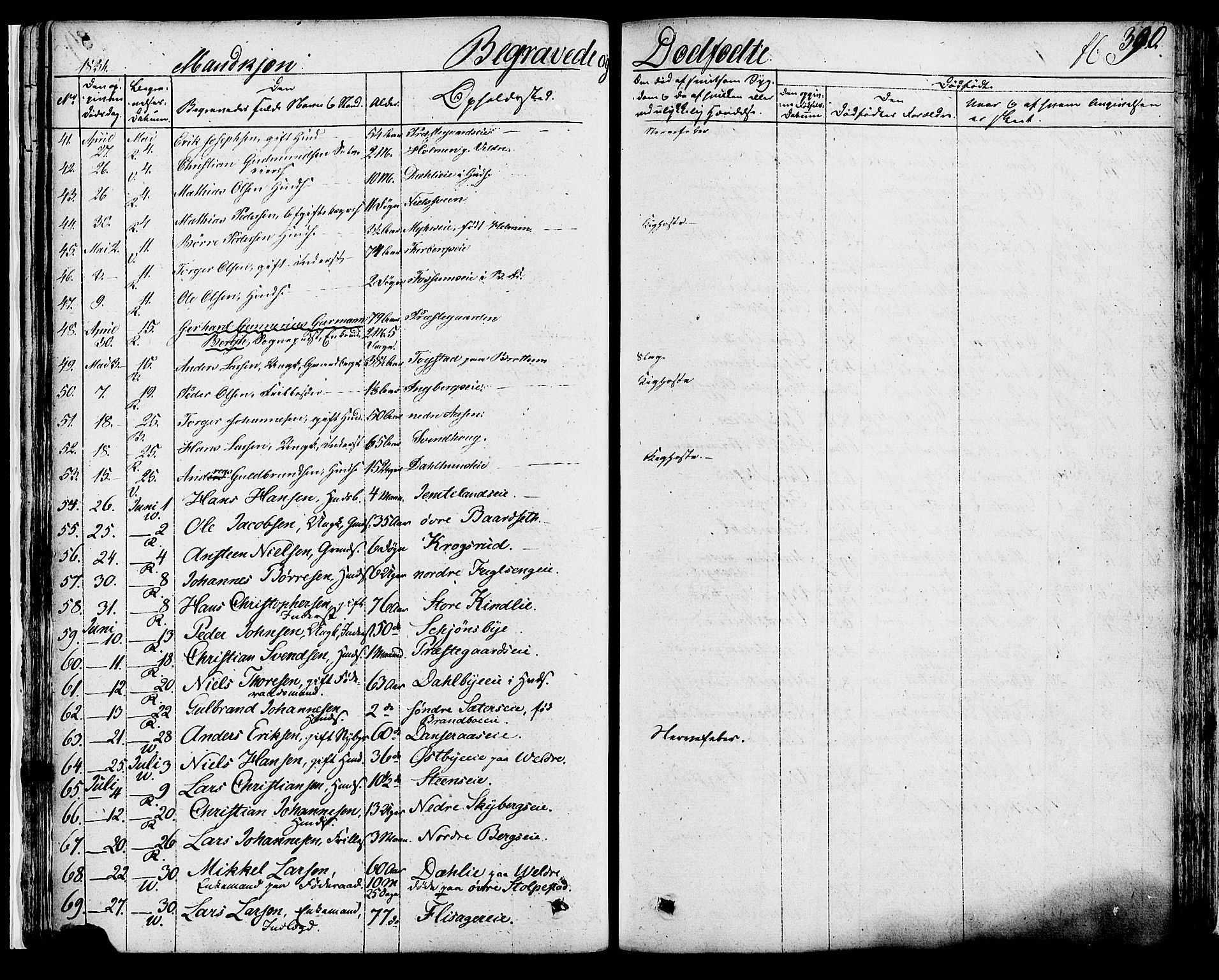 Ringsaker prestekontor, AV/SAH-PREST-014/K/Ka/L0007: Parish register (official) no. 7B, 1826-1837, p. 390