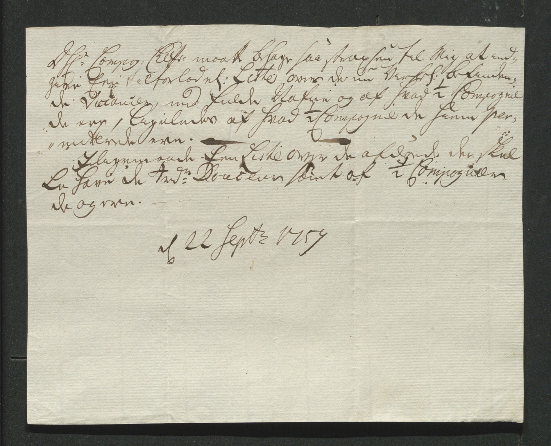 Åker i Vang, Hedmark, og familien Todderud, AV/SAH-ARK-010/J/Jc/L0002: Korrespondanse, 1753-1762, p. 266