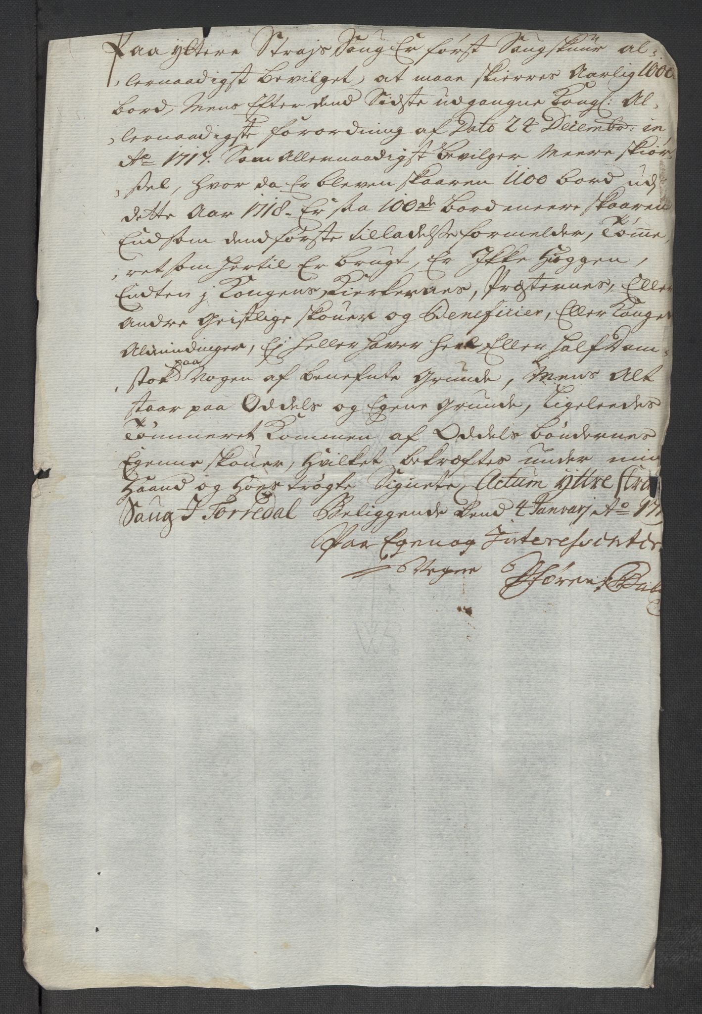 Rentekammeret inntil 1814, Reviderte regnskaper, Fogderegnskap, AV/RA-EA-4092/R43/L2563: Fogderegnskap Lista og Mandal, 1718, p. 79