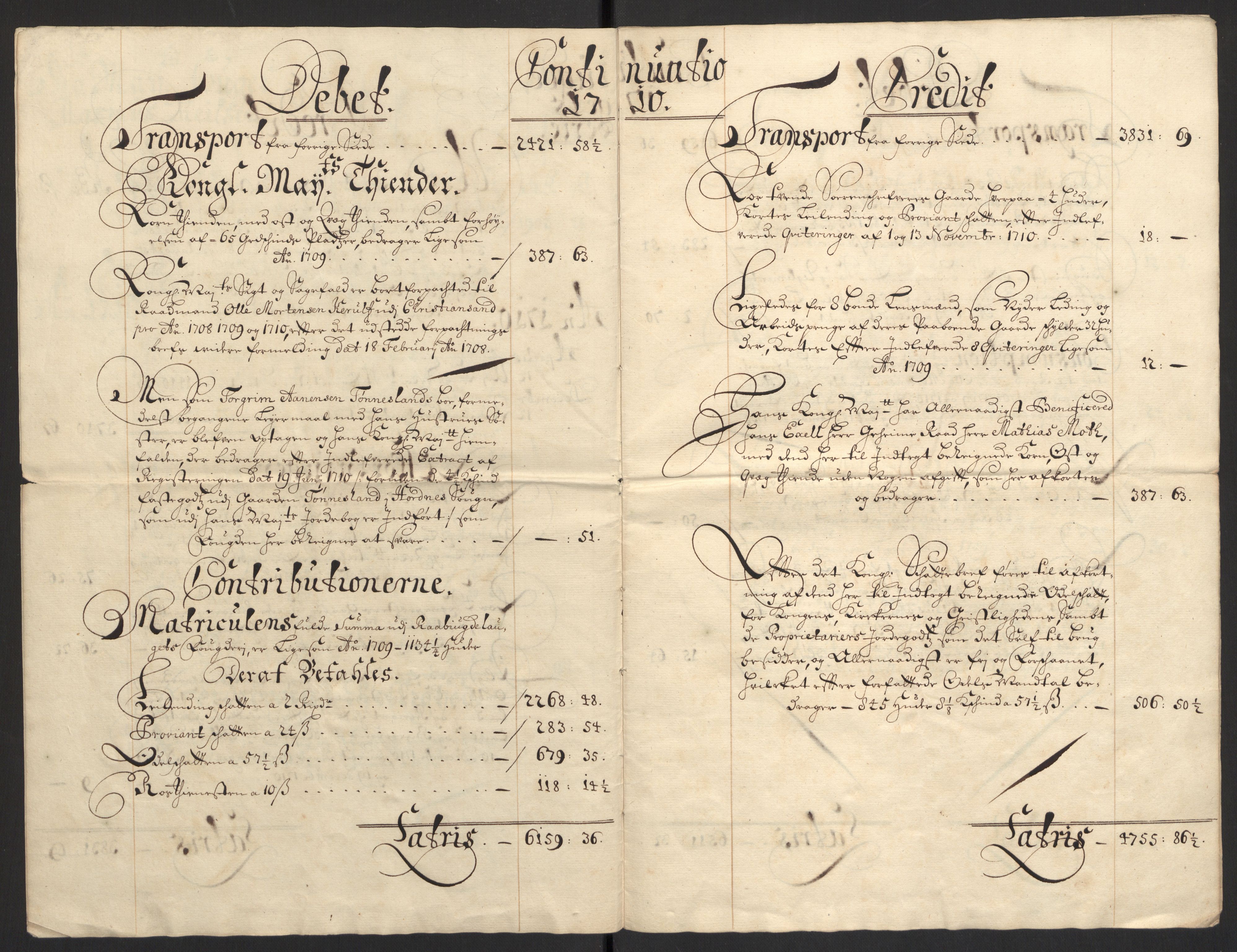Rentekammeret inntil 1814, Reviderte regnskaper, Fogderegnskap, AV/RA-EA-4092/R40/L2449: Fogderegnskap Råbyggelag, 1709-1711, p. 101