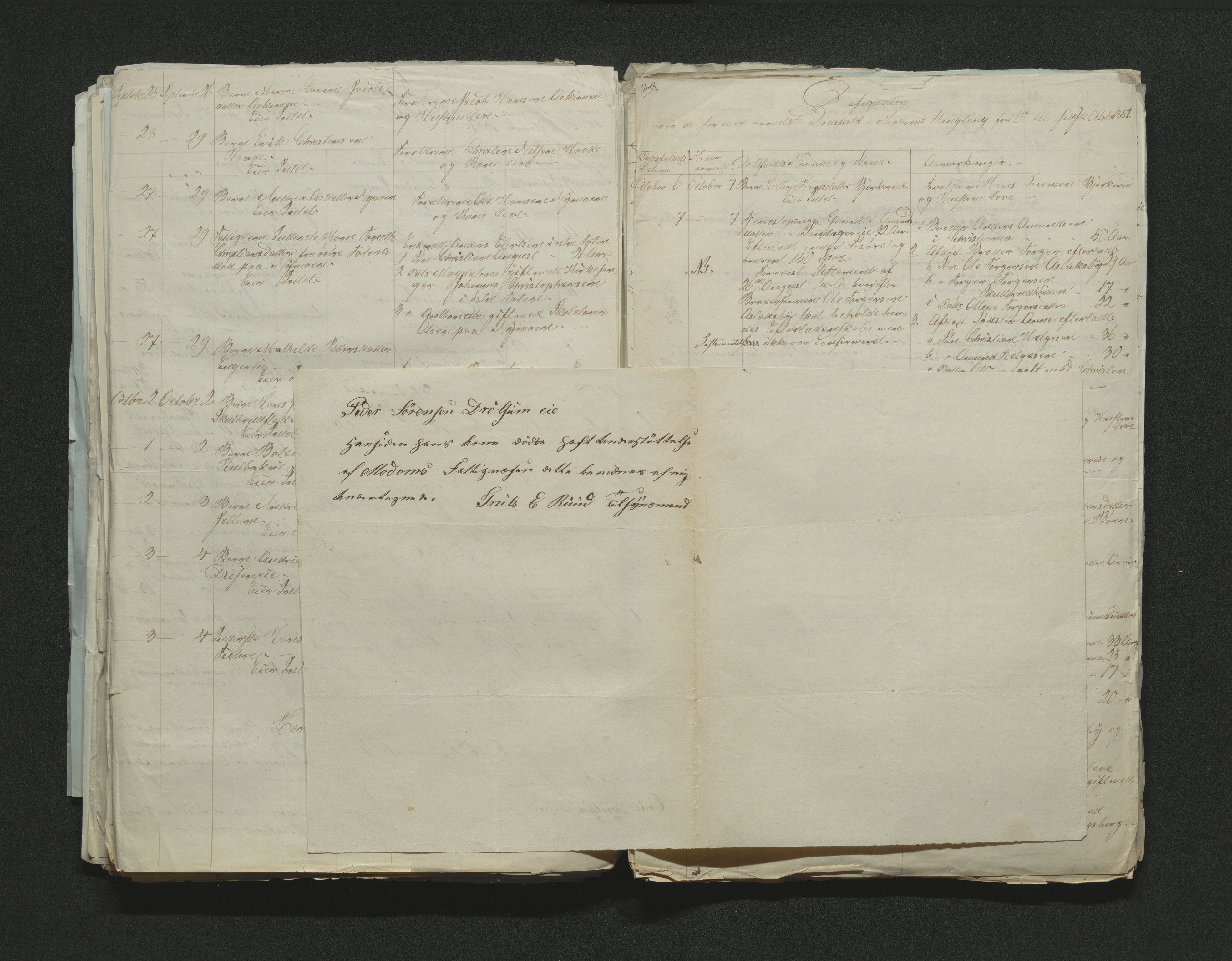 Eiker, Modum og Sigdal sorenskriveri, AV/SAKO-A-123/H/Ha/Hab/L0008: Dødsfallsmeldinger, 1850-1853