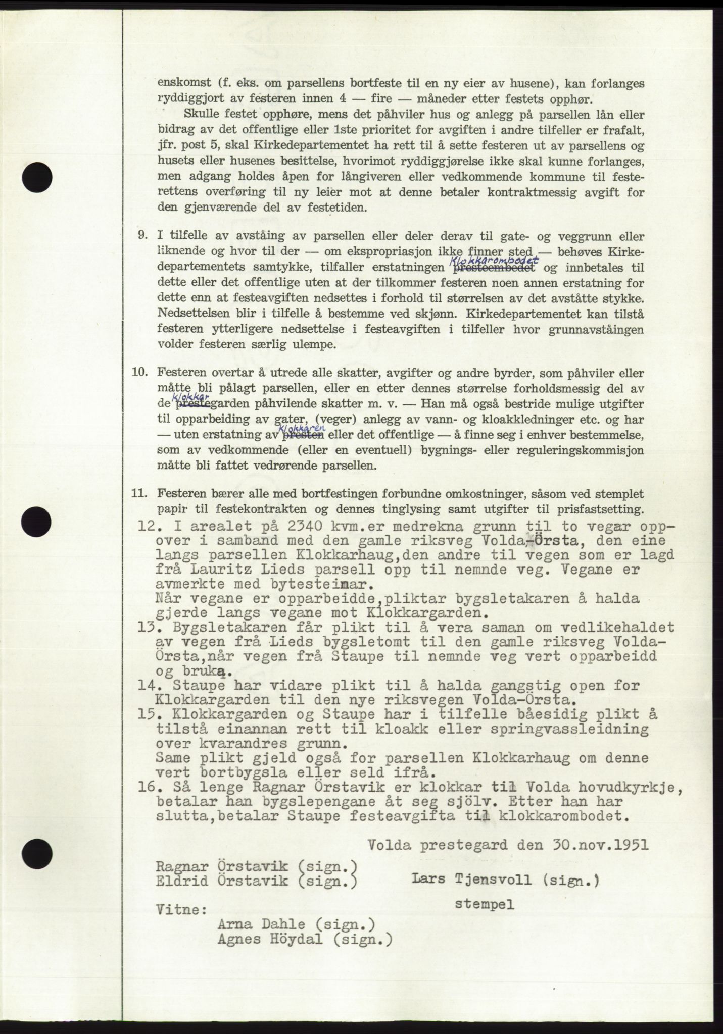 Søre Sunnmøre sorenskriveri, AV/SAT-A-4122/1/2/2C/L0092: Mortgage book no. 18A, 1952-1952, Diary no: : 1031/1952