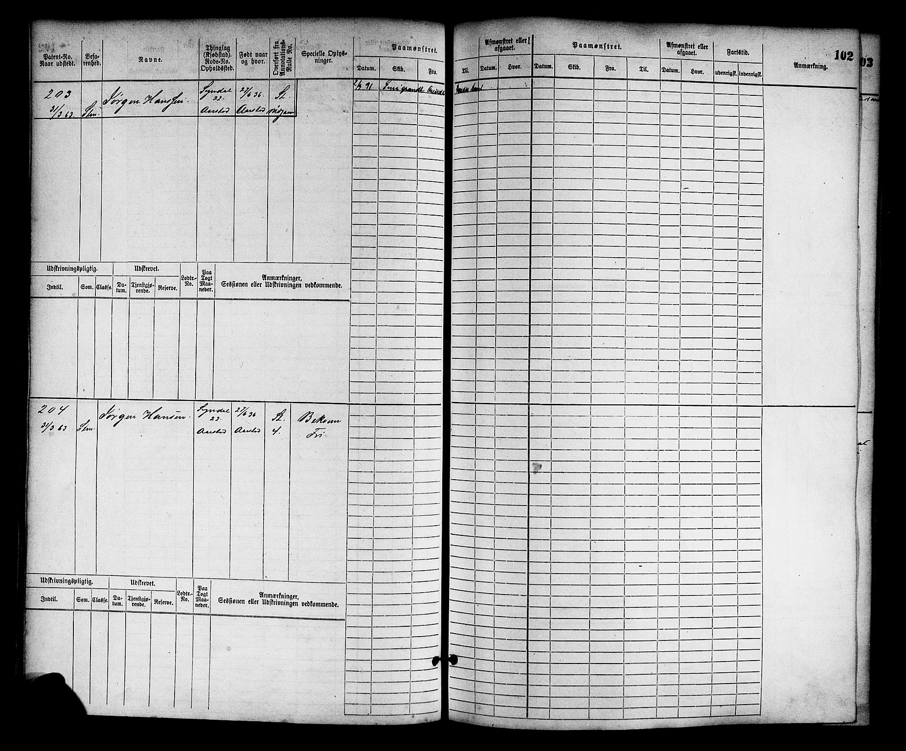 Sogndal mønstringskrets, AV/SAK-2031-0020/F/Fb/L0001: Hovedrulle nr. 1-382, P-2, 1870-1889, p. 106