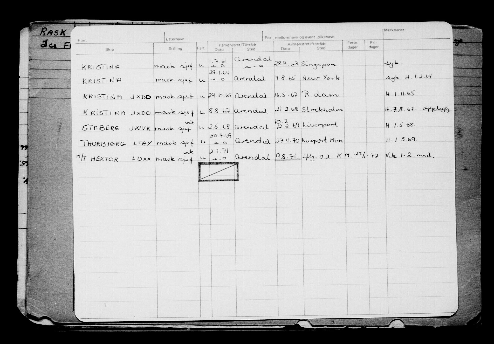 Direktoratet for sjømenn, AV/RA-S-3545/G/Gb/L0168: Hovedkort, 1919, p. 378