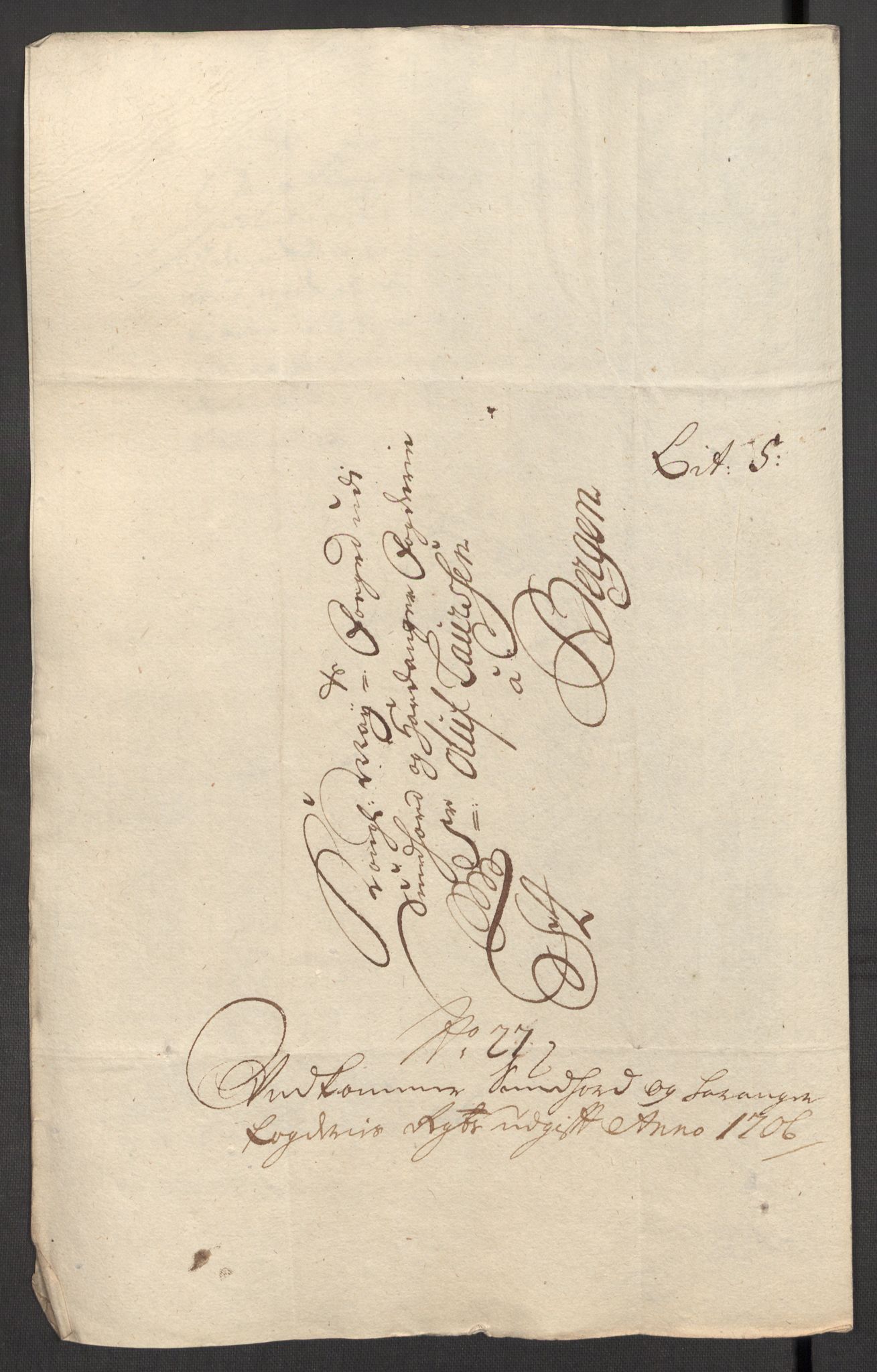 Rentekammeret inntil 1814, Reviderte regnskaper, Fogderegnskap, AV/RA-EA-4092/R48/L2984: Fogderegnskap Sunnhordland og Hardanger, 1706-1707, p. 265