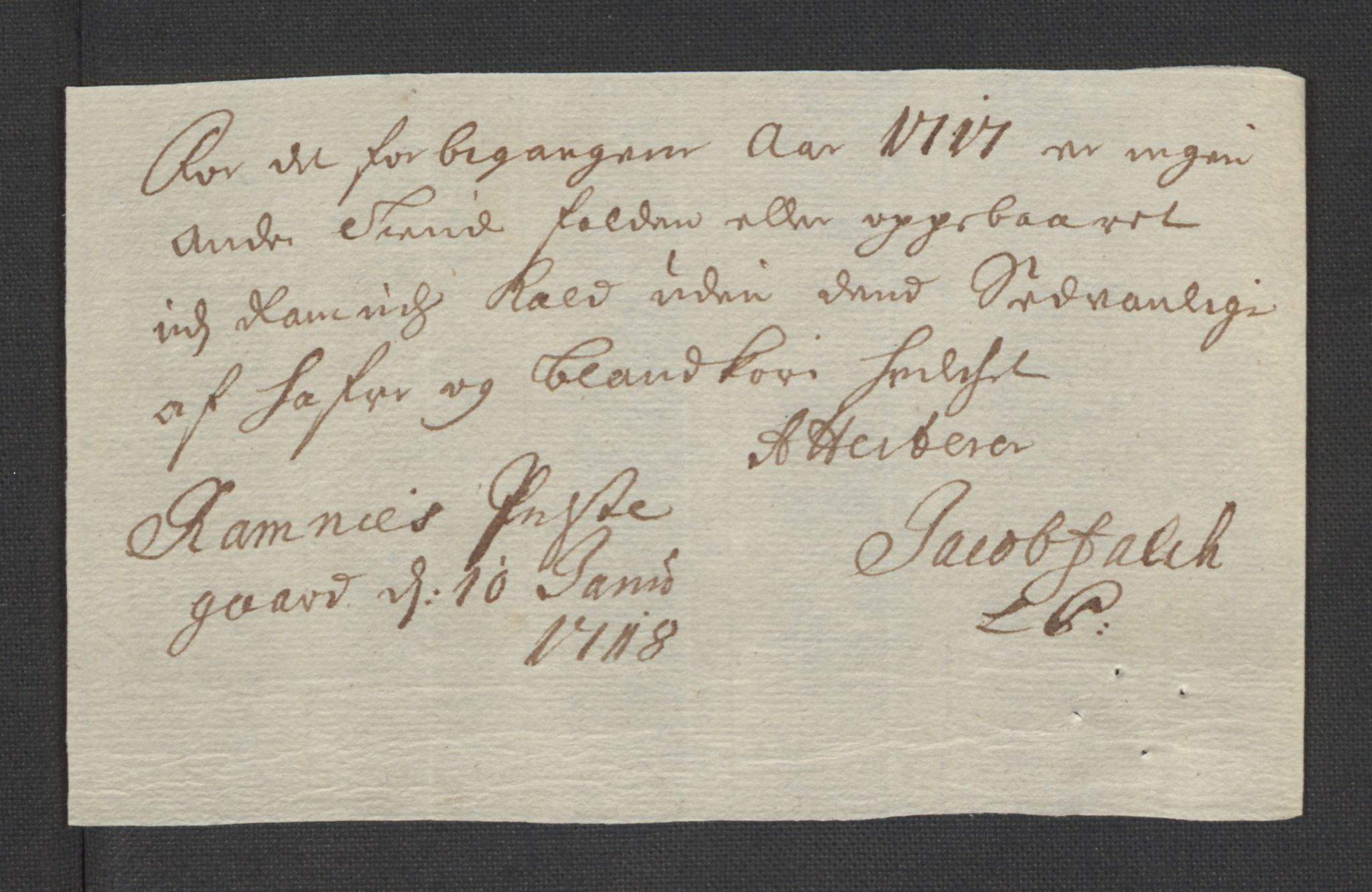 Rentekammeret inntil 1814, Reviderte regnskaper, Fogderegnskap, AV/RA-EA-4092/R32/L1881: Fogderegnskap Jarlsberg grevskap, 1717, p. 143