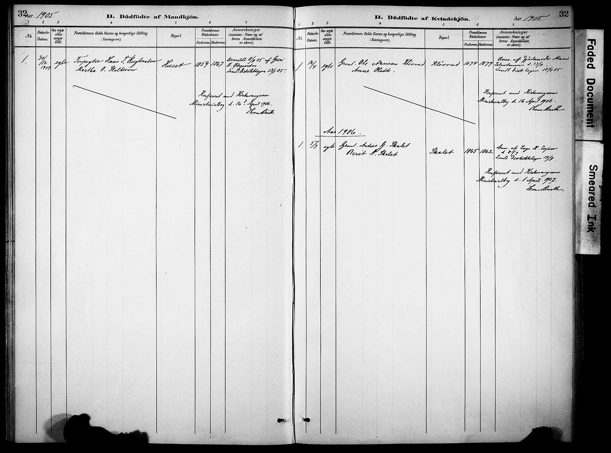 Sør-Aurdal prestekontor, SAH/PREST-128/H/Ha/Haa/L0010: Parish register (official) no. 10, 1886-1906, p. 32