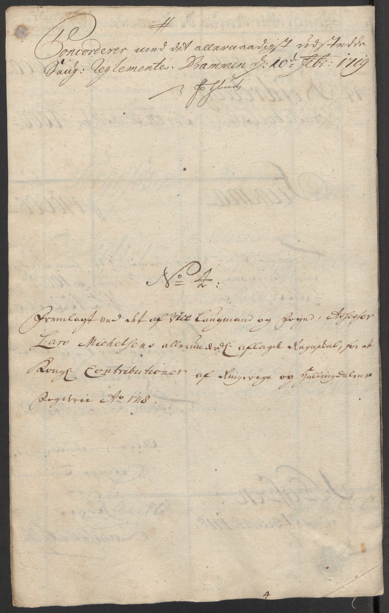 Rentekammeret inntil 1814, Reviderte regnskaper, Fogderegnskap, RA/EA-4092/R23/L1476: Fogderegnskap Ringerike og Hallingdal, 1718, p. 41