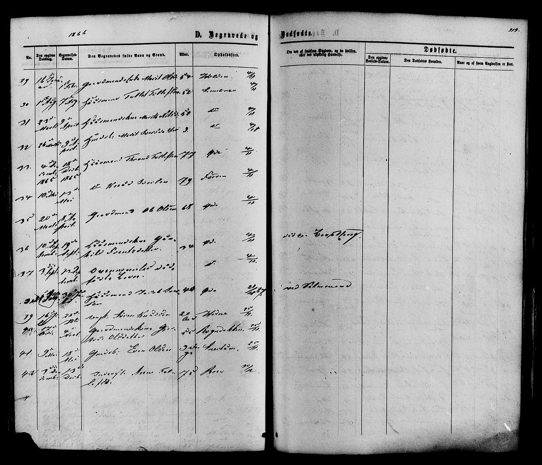 Vestre Slidre prestekontor, AV/SAH-PREST-136/H/Ha/Haa/L0003: Parish register (official) no. 3, 1865-1880, p. 213