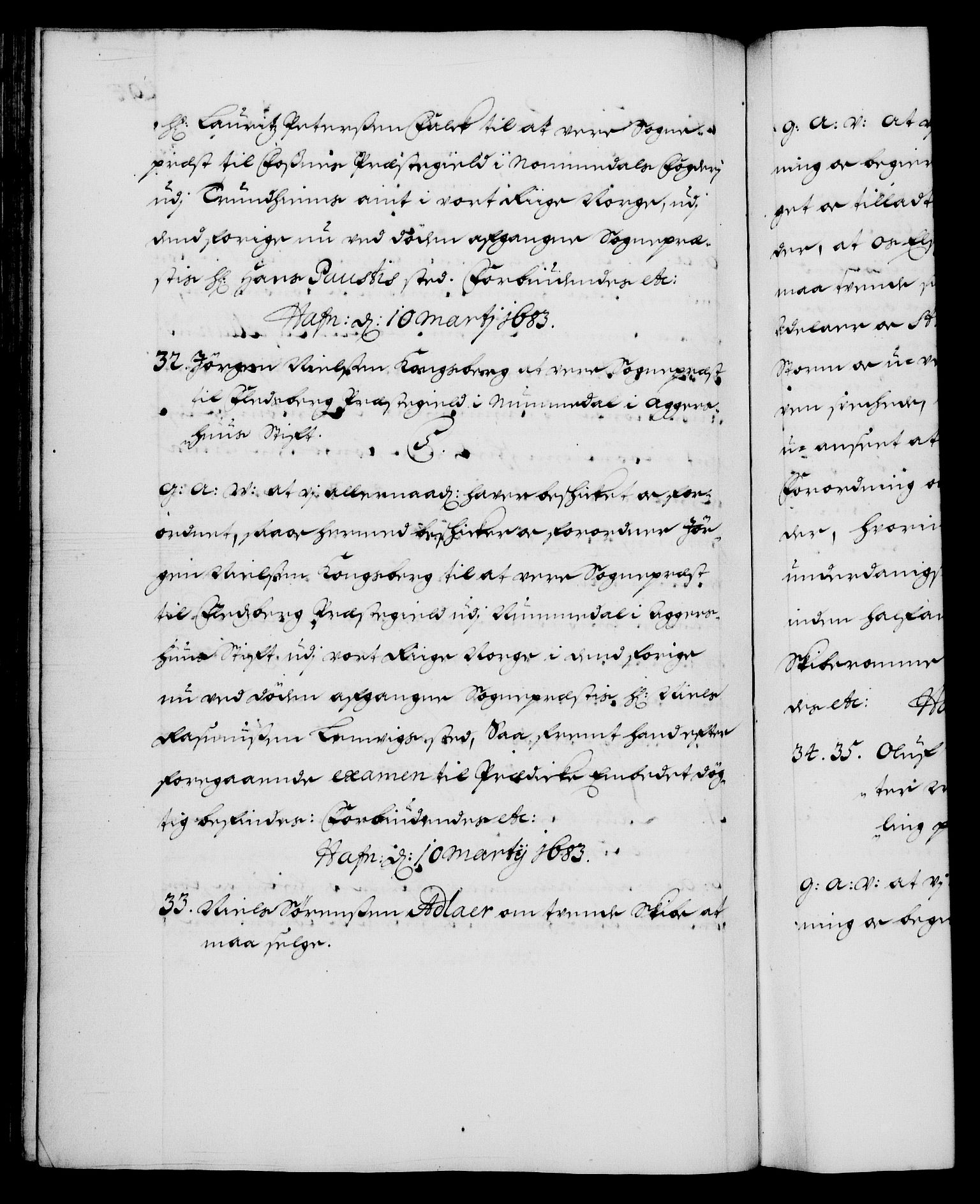 Danske Kanselli 1572-1799, AV/RA-EA-3023/F/Fc/Fca/Fcaa/L0013: Norske registre (mikrofilm), 1681-1684, p. 294b