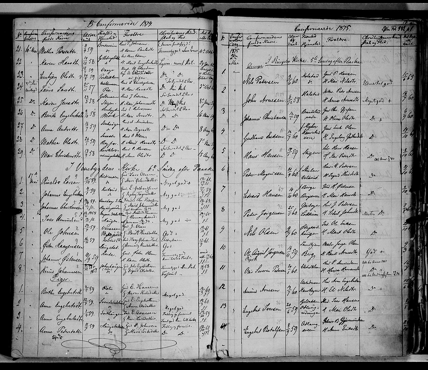 Ringebu prestekontor, AV/SAH-PREST-082/H/Ha/Haa/L0007: Parish register (official) no. 7, 1860-1877, p. 382b