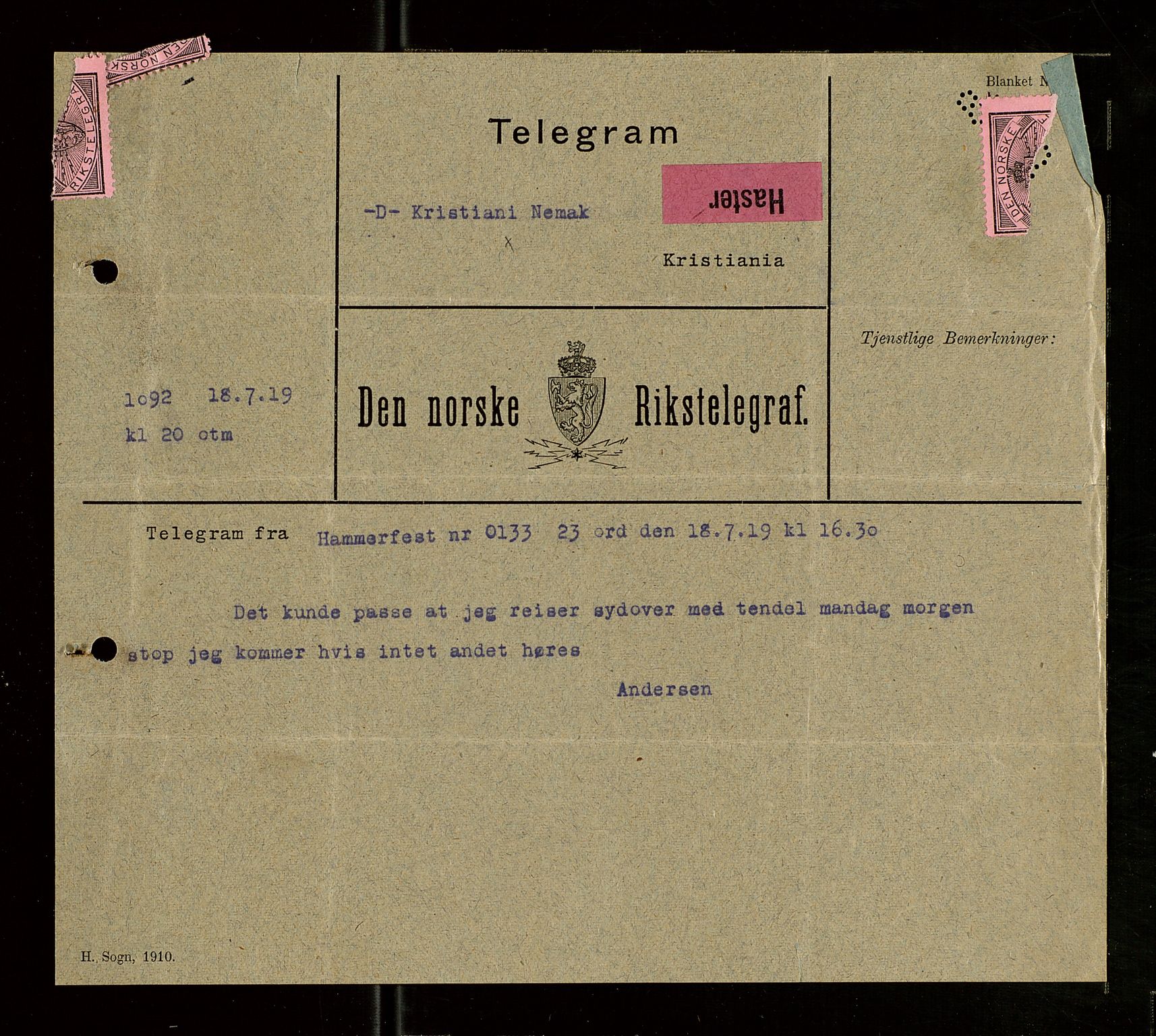 Pa 1521 - A/S Norske Shell, AV/SAST-A-101915/E/Ea/Eaa/L0007: Sjefskorrespondanse, 1919, p. 625