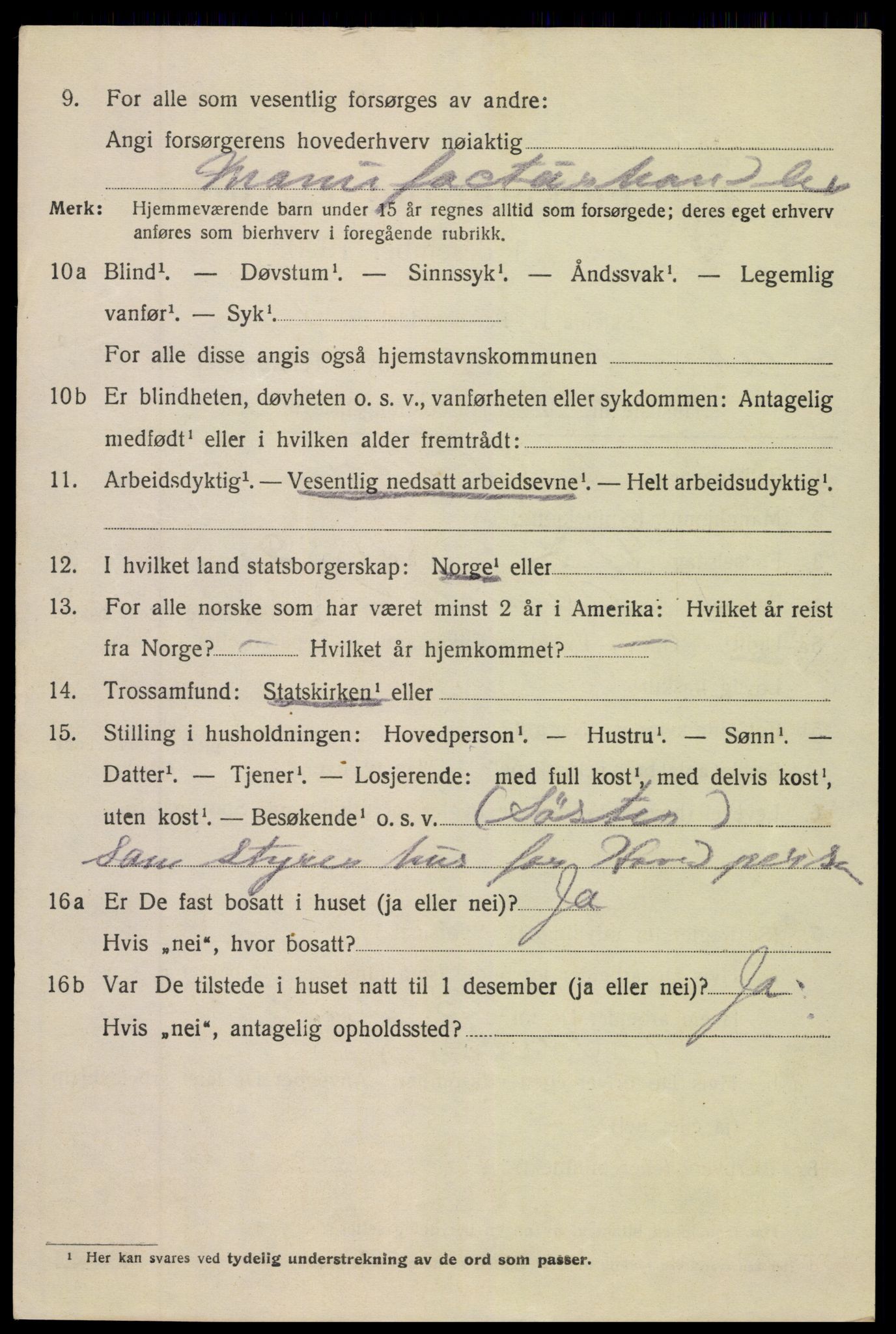 SAK, 1920 census for Arendal, 1920, p. 28973