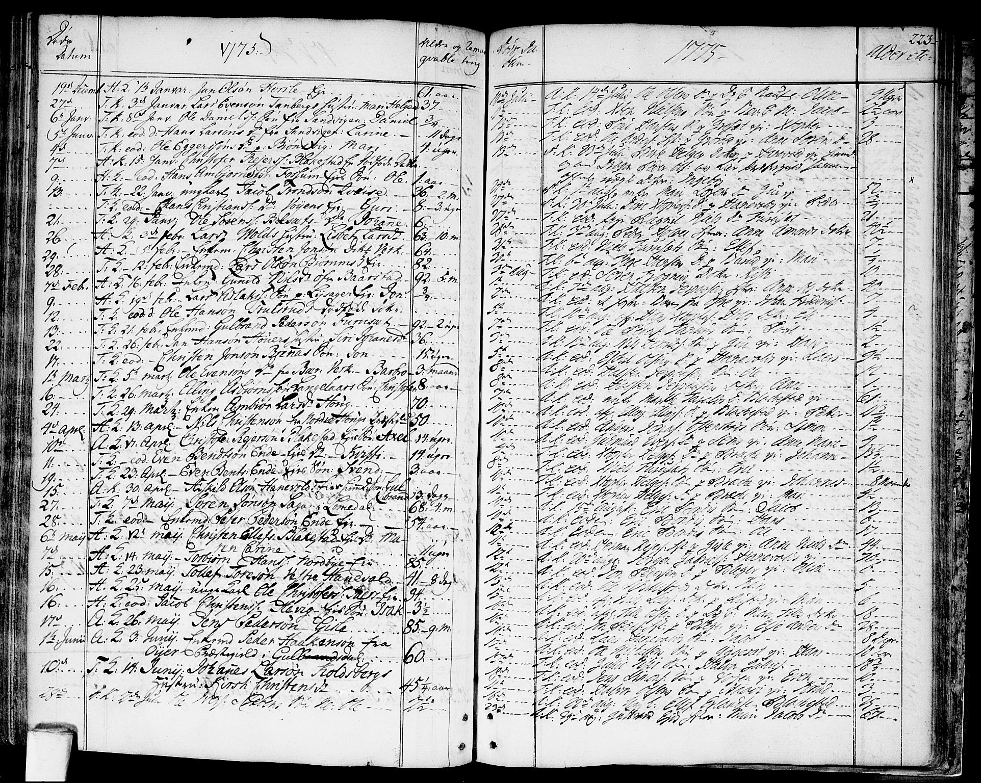 Asker prestekontor Kirkebøker, SAO/A-10256a/F/Fa/L0003: Parish register (official) no. I 3, 1767-1807, p. 223