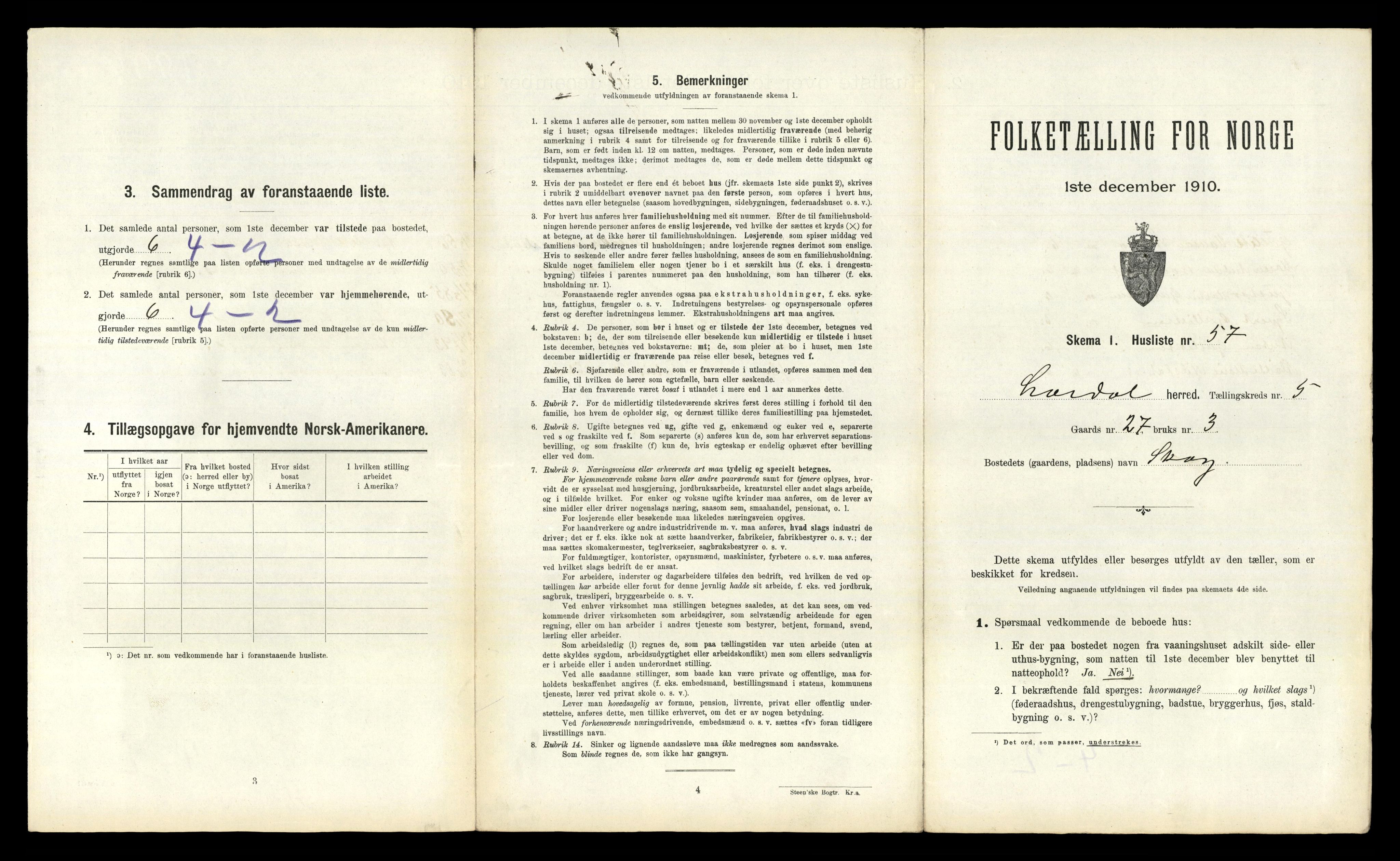 RA, 1910 census for Lardal, 1910, p. 758