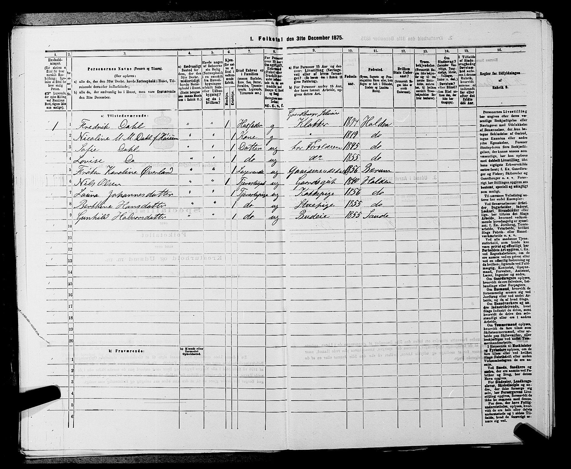 SAKO, 1875 census for 0819P Holla, 1875, p. 488