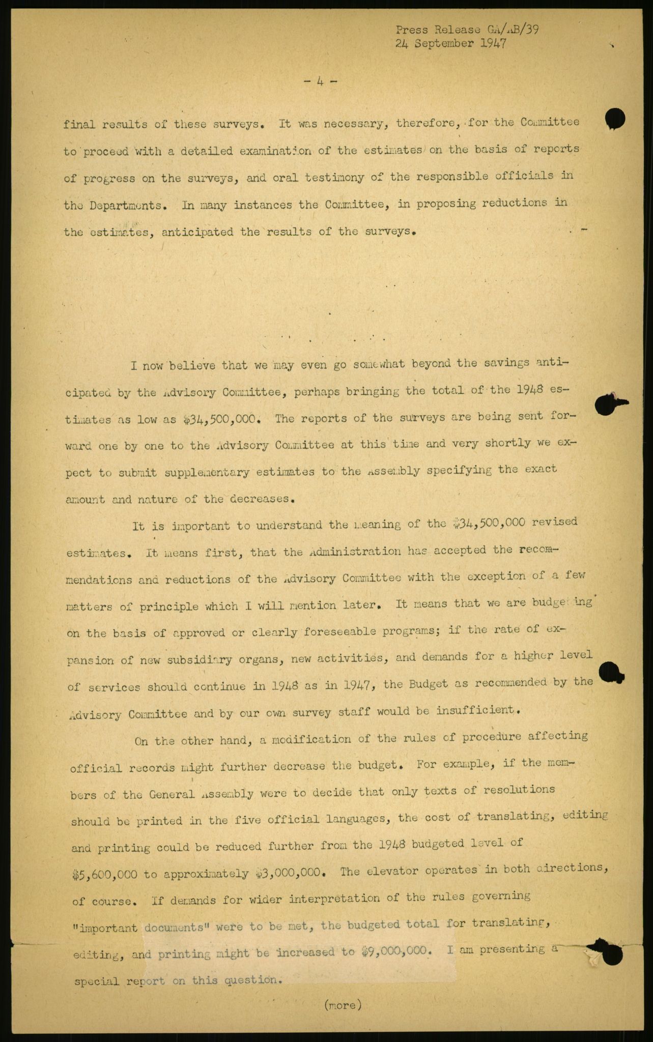 Lie, Trygve, AV/RA-PA-1407/D/L0015: Generalsekretærens papirer., 1947-1952, p. 1027