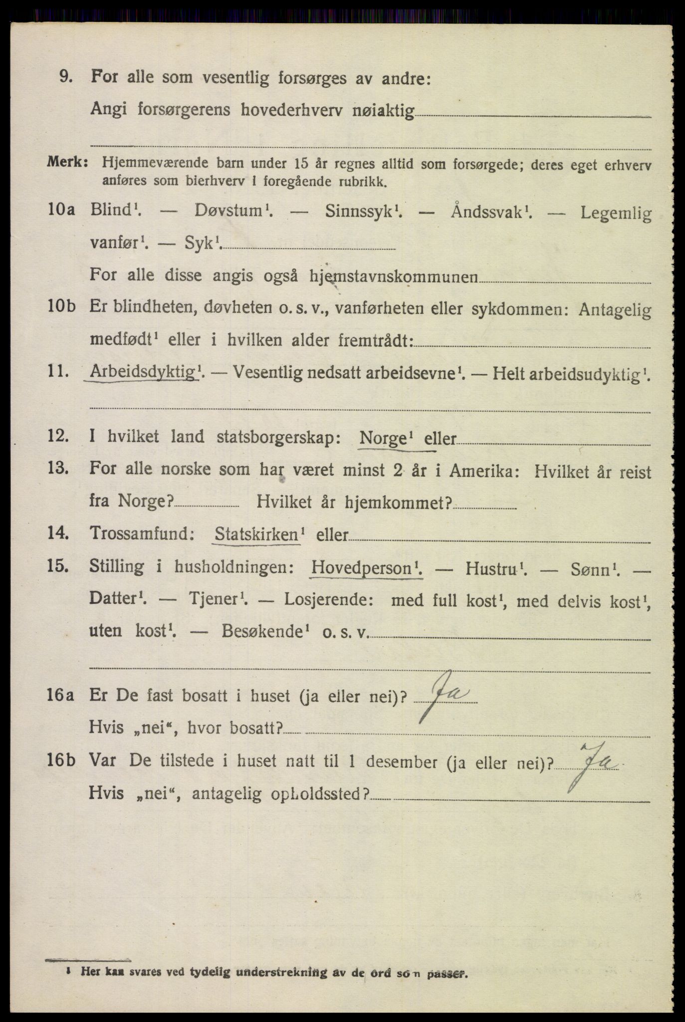 SAH, 1920 census for Jevnaker, 1920, p. 6056