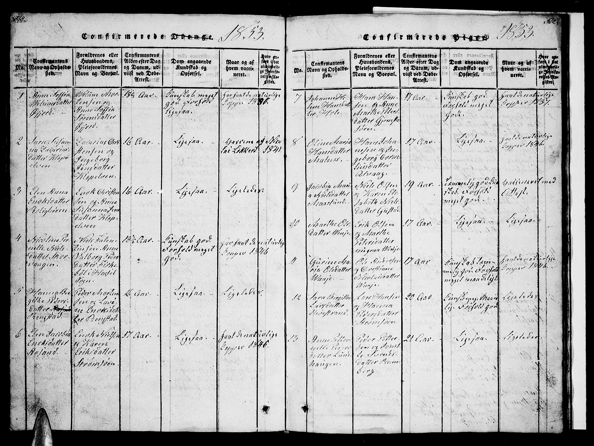 Ministerialprotokoller, klokkerbøker og fødselsregistre - Nordland, AV/SAT-A-1459/891/L1312: Parish register (copy) no. 891C01, 1820-1856, p. 514-515