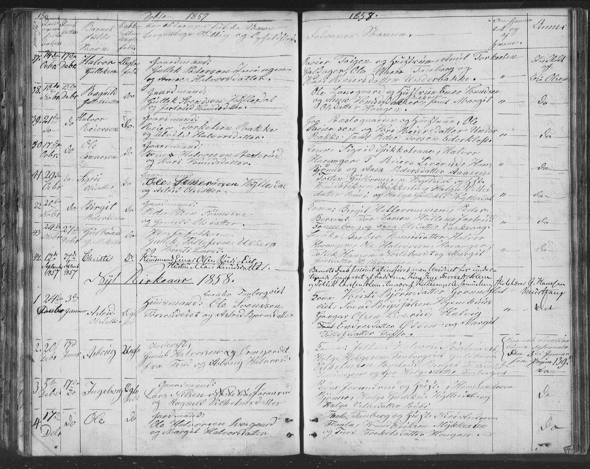 Nore kirkebøker, SAKO/A-238/F/Fc/L0002: Parish register (official) no. III 2, 1836-1861, p. 186
