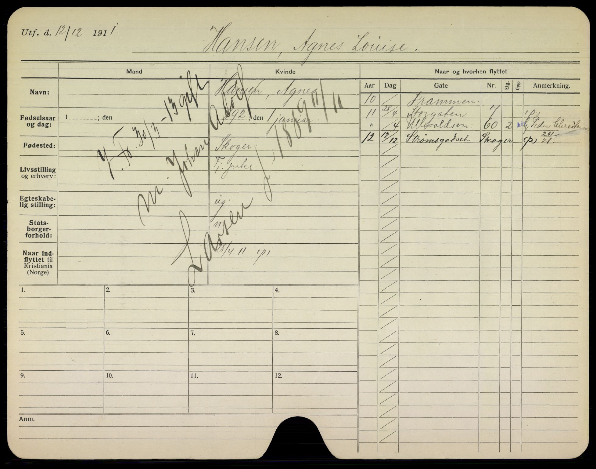 Oslo folkeregister, Registerkort, AV/SAO-A-11715/K/Kb/L0017: H - L, 1913