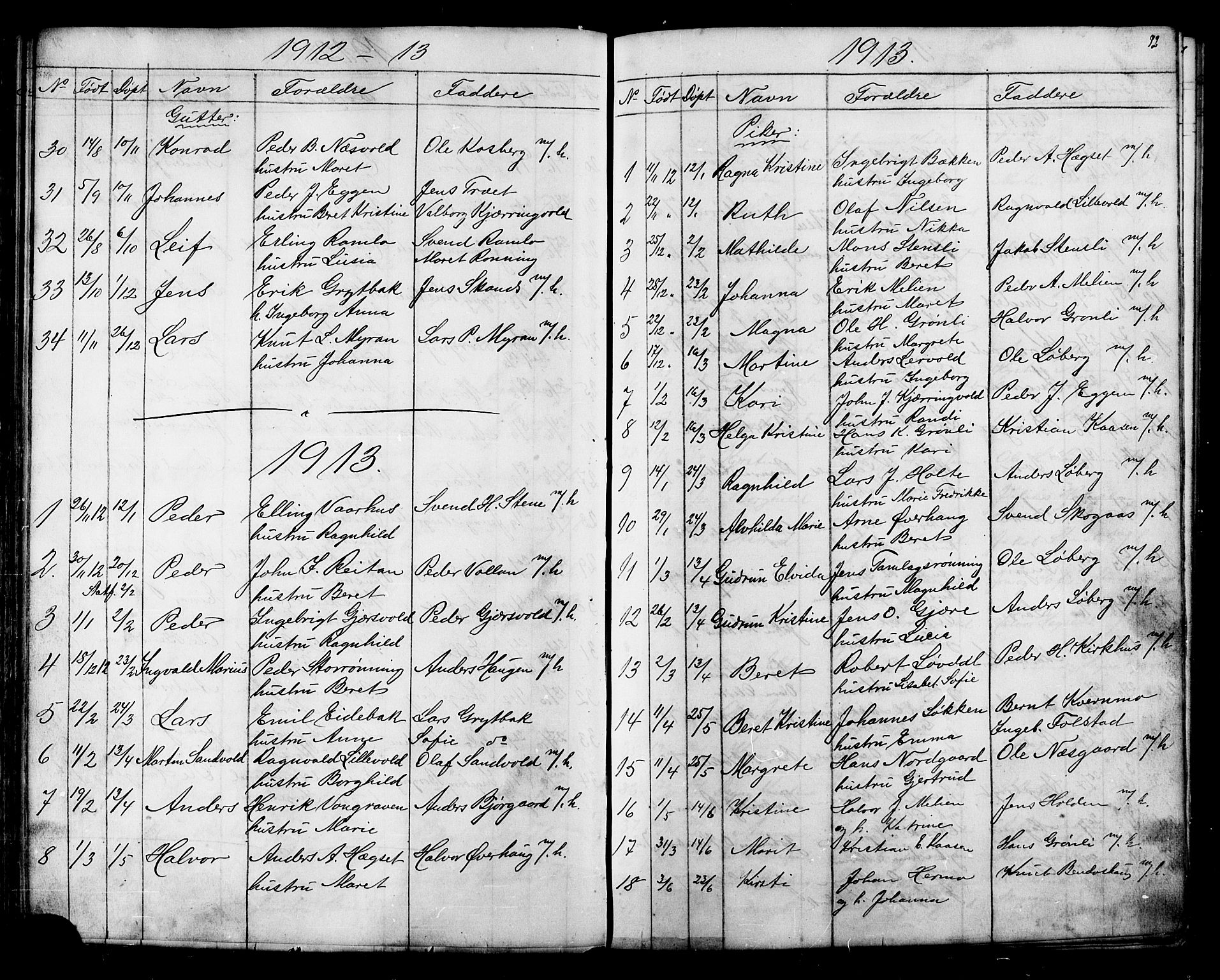 Ministerialprotokoller, klokkerbøker og fødselsregistre - Sør-Trøndelag, SAT/A-1456/686/L0985: Parish register (copy) no. 686C01, 1871-1933, p. 92