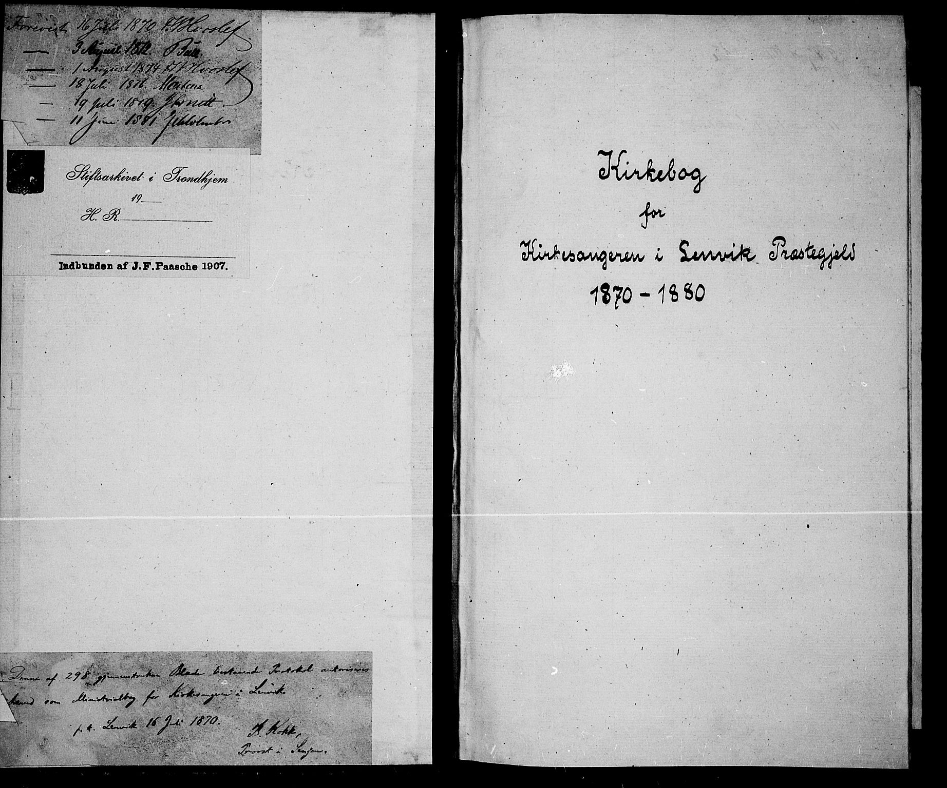 Lenvik sokneprestembete, SATØ/S-1310/H/Ha/Hab/L0005klokker: Parish register (copy) no. 5, 1870-1880
