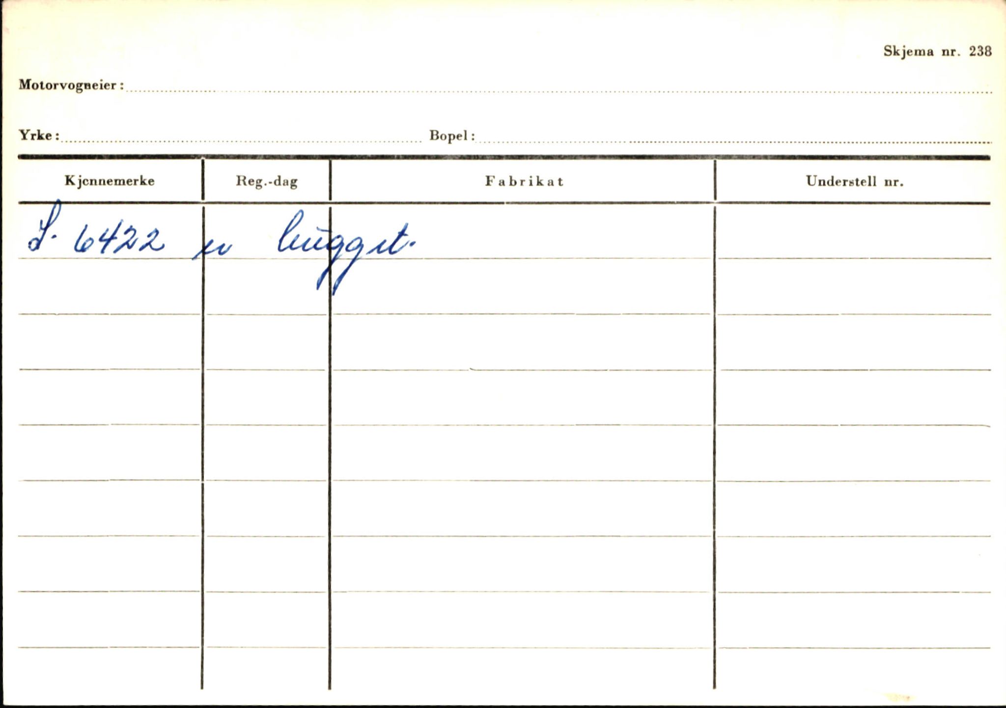 Statens vegvesen, Sogn og Fjordane vegkontor, AV/SAB-A-5301/4/F/L0145: Registerkort Vågsøy S-Å. Årdal I-P, 1945-1975, p. 136