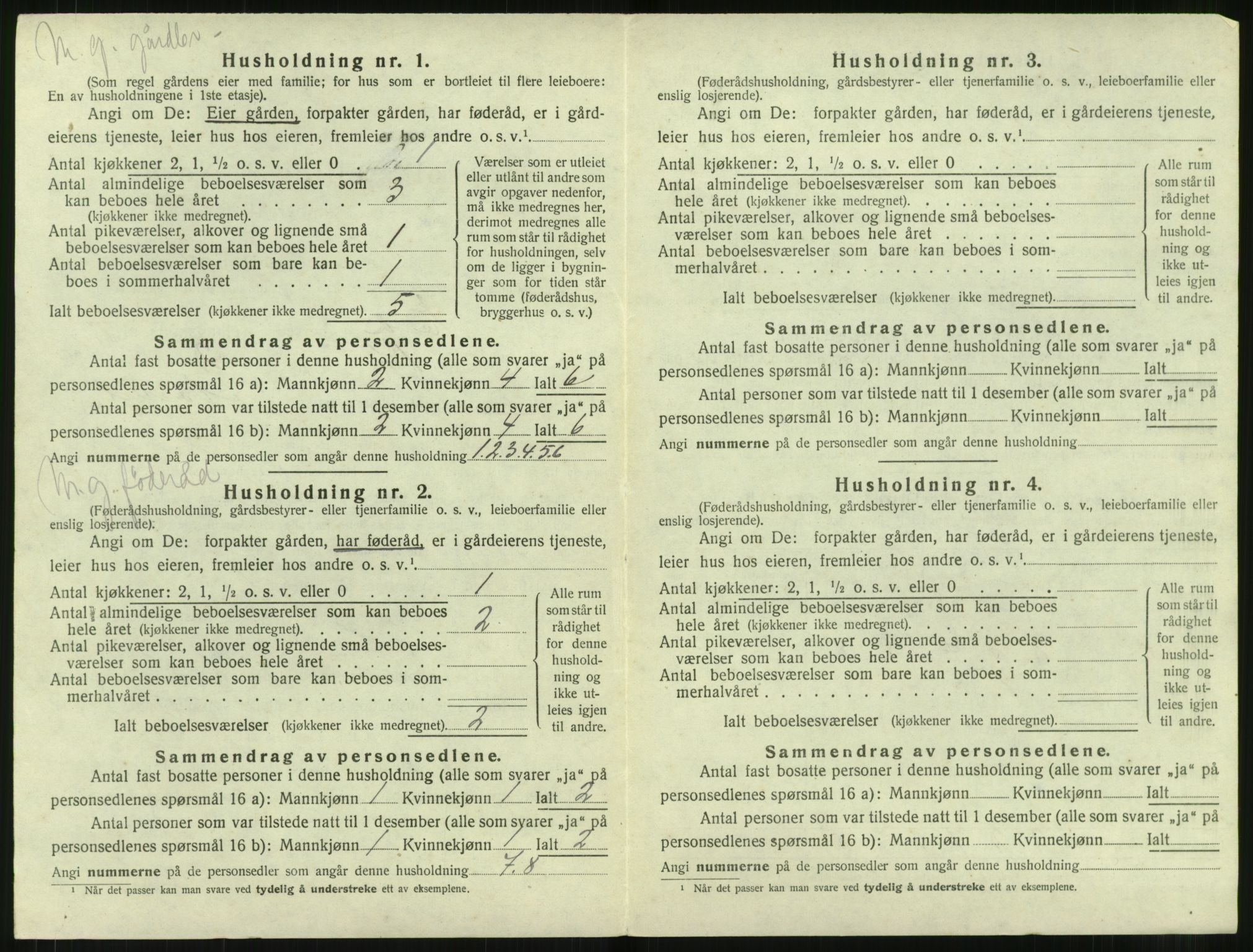 SAT, 1920 census for Eid, 1920, p. 176