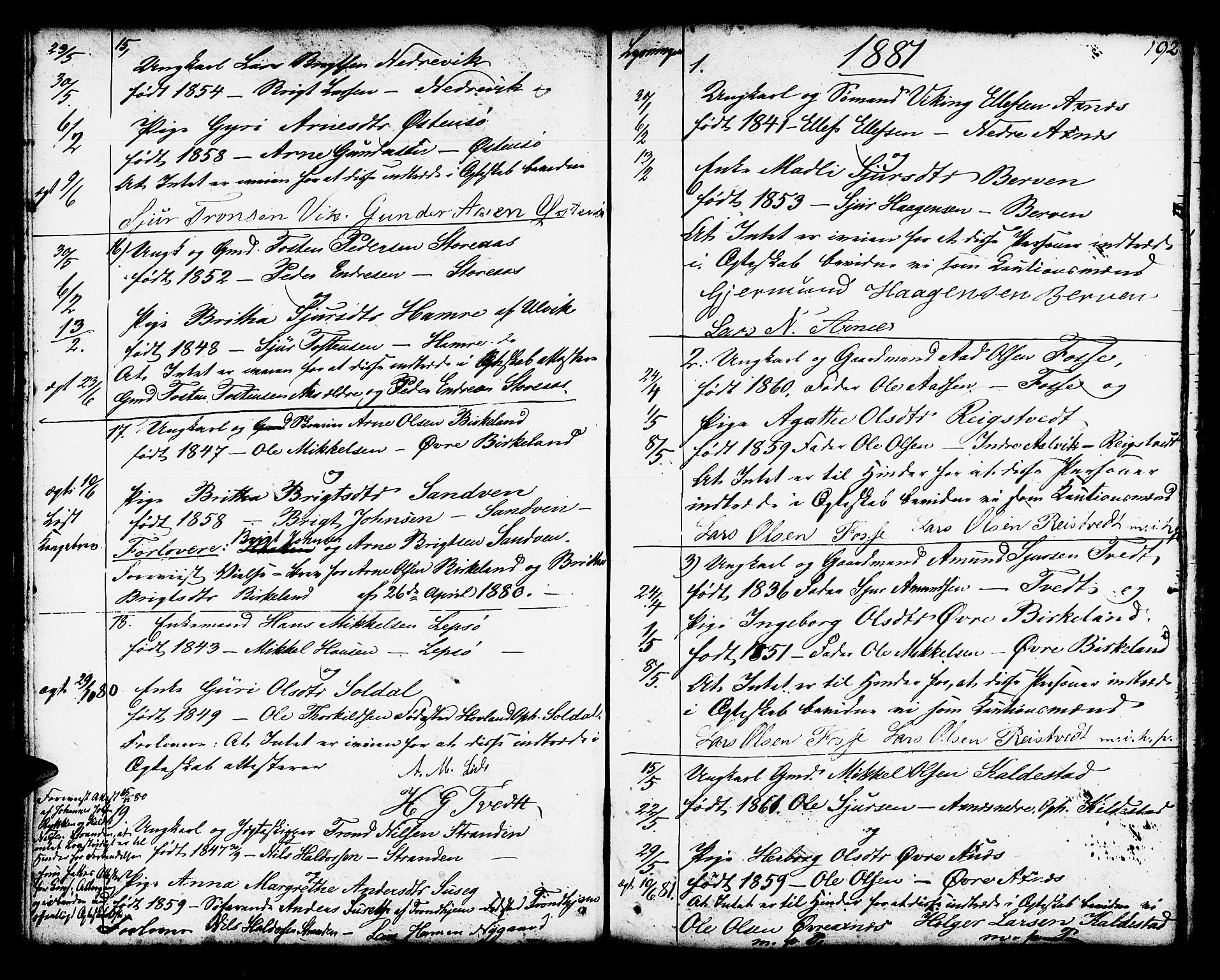 Kvam sokneprestembete, AV/SAB-A-76201/H/Haa: Parish register (official) no. A 5, 1796-1832, p. 192