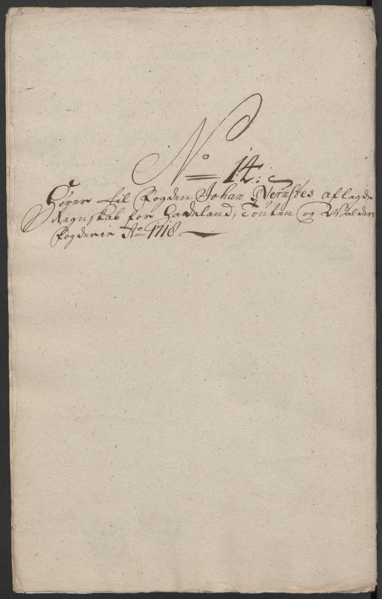 Rentekammeret inntil 1814, Reviderte regnskaper, Fogderegnskap, RA/EA-4092/R18/L1320: Fogderegnskap Hadeland, Toten og Valdres, 1718, p. 78