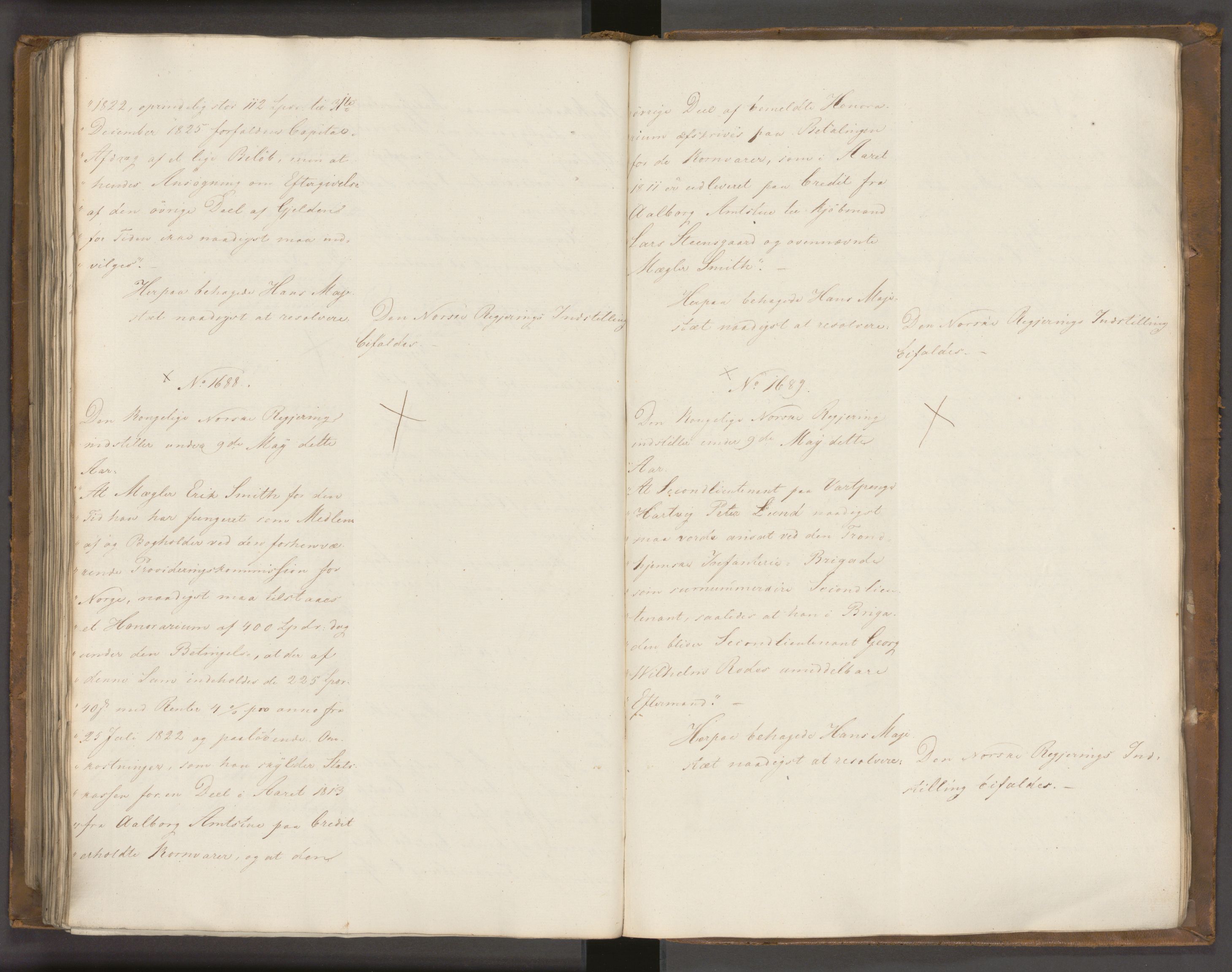 Statsrådssekretariatet, AV/RA-S-1001/A/Ab/L0022: Kgl. res. nr. 1210-1721, 1. halvår, 1826