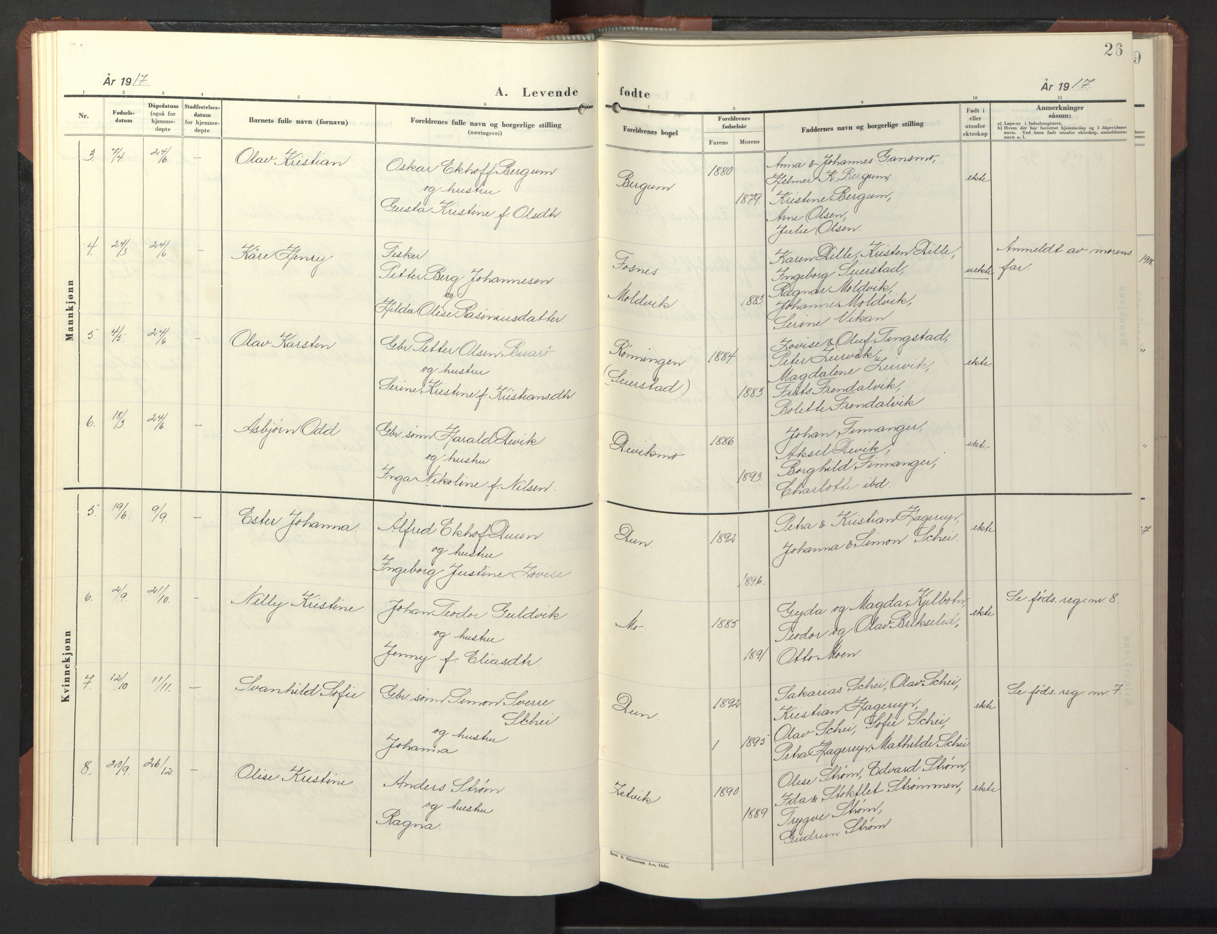 Ministerialprotokoller, klokkerbøker og fødselsregistre - Nord-Trøndelag, SAT/A-1458/773/L0625: Parish register (copy) no. 773C01, 1910-1952, p. 26