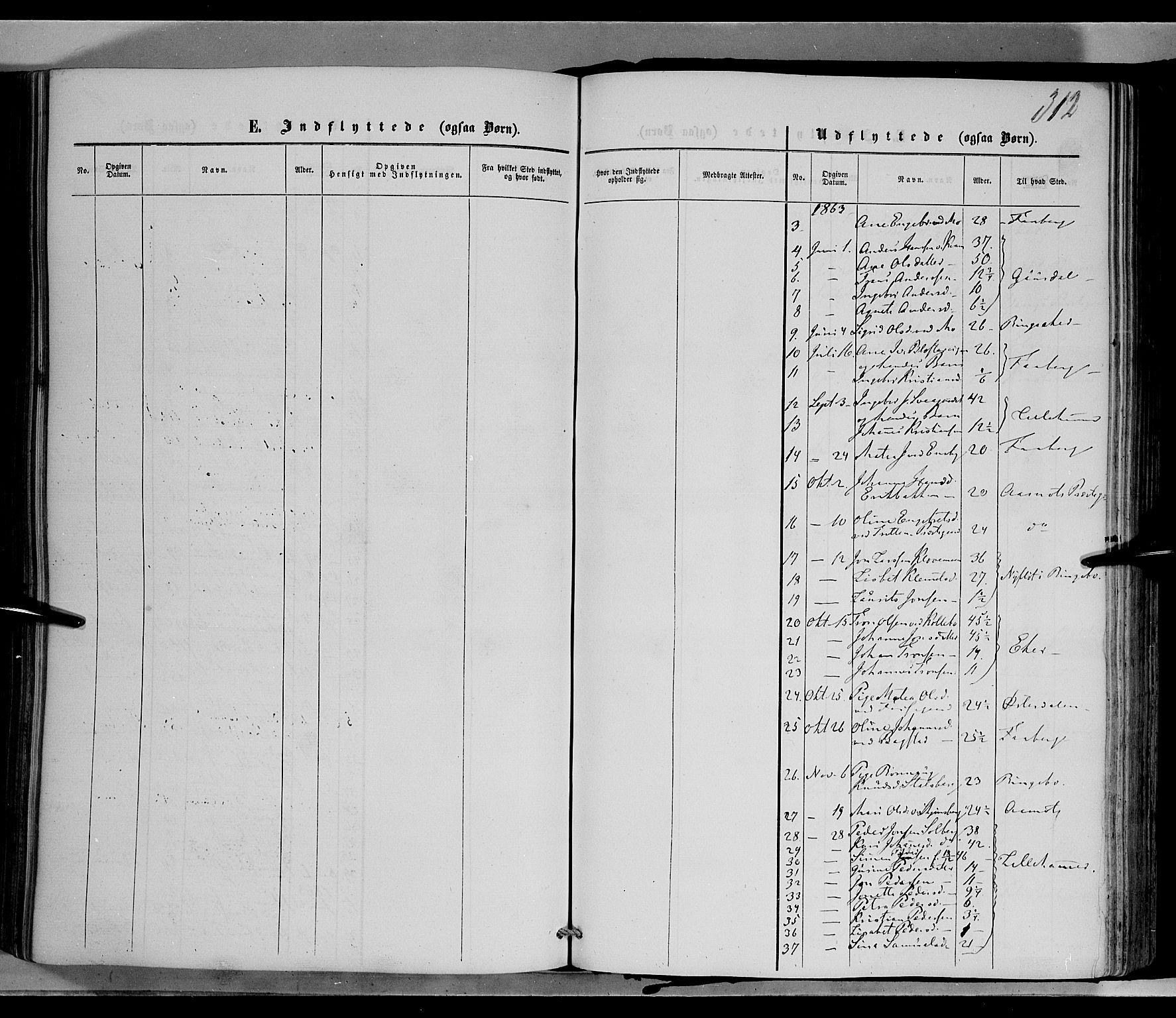 Øyer prestekontor, SAH/PREST-084/H/Ha/Haa/L0006: Parish register (official) no. 6, 1858-1874, p. 312