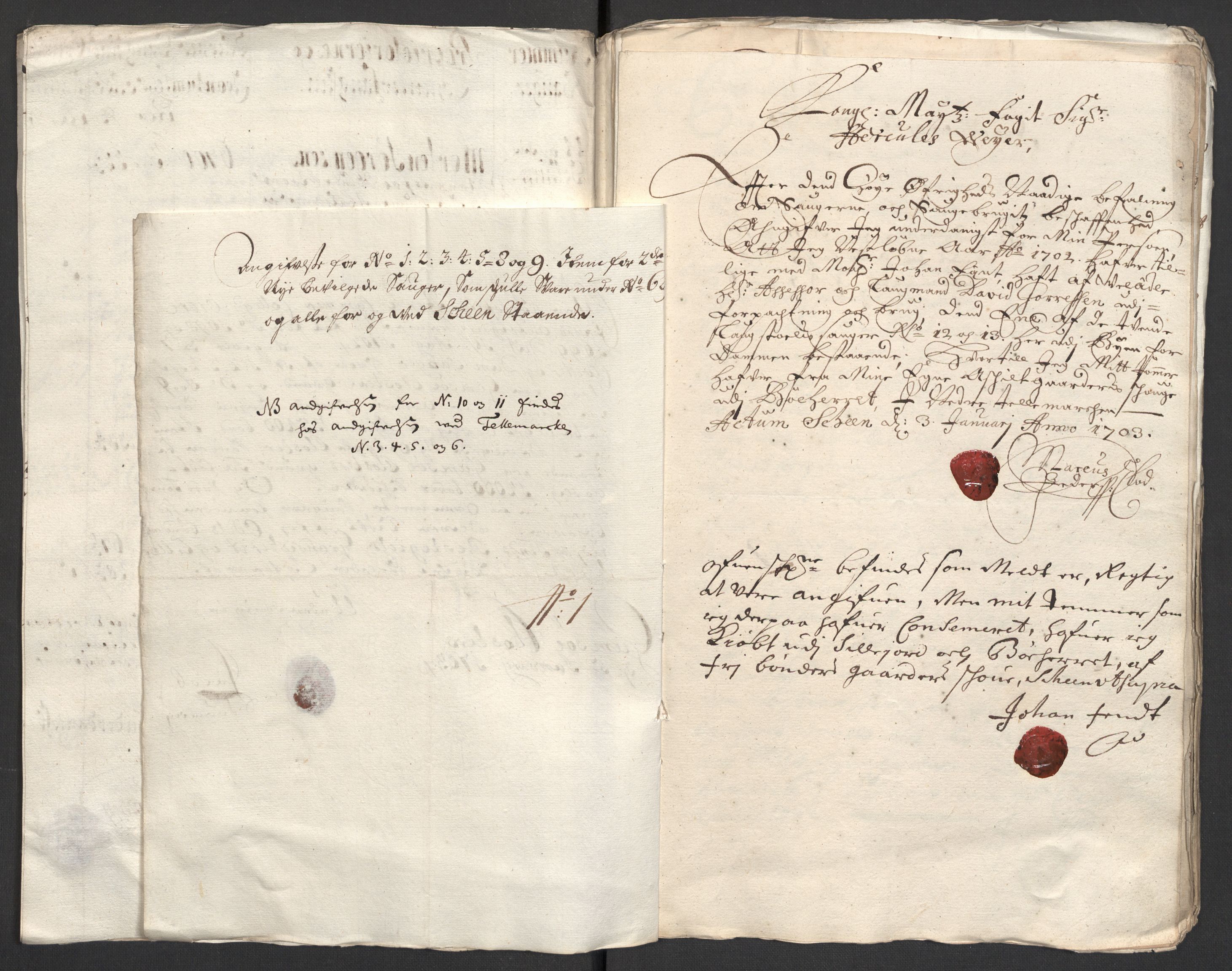 Rentekammeret inntil 1814, Reviderte regnskaper, Fogderegnskap, AV/RA-EA-4092/R36/L2107: Fogderegnskap Øvre og Nedre Telemark og Bamble, 1702, p. 11