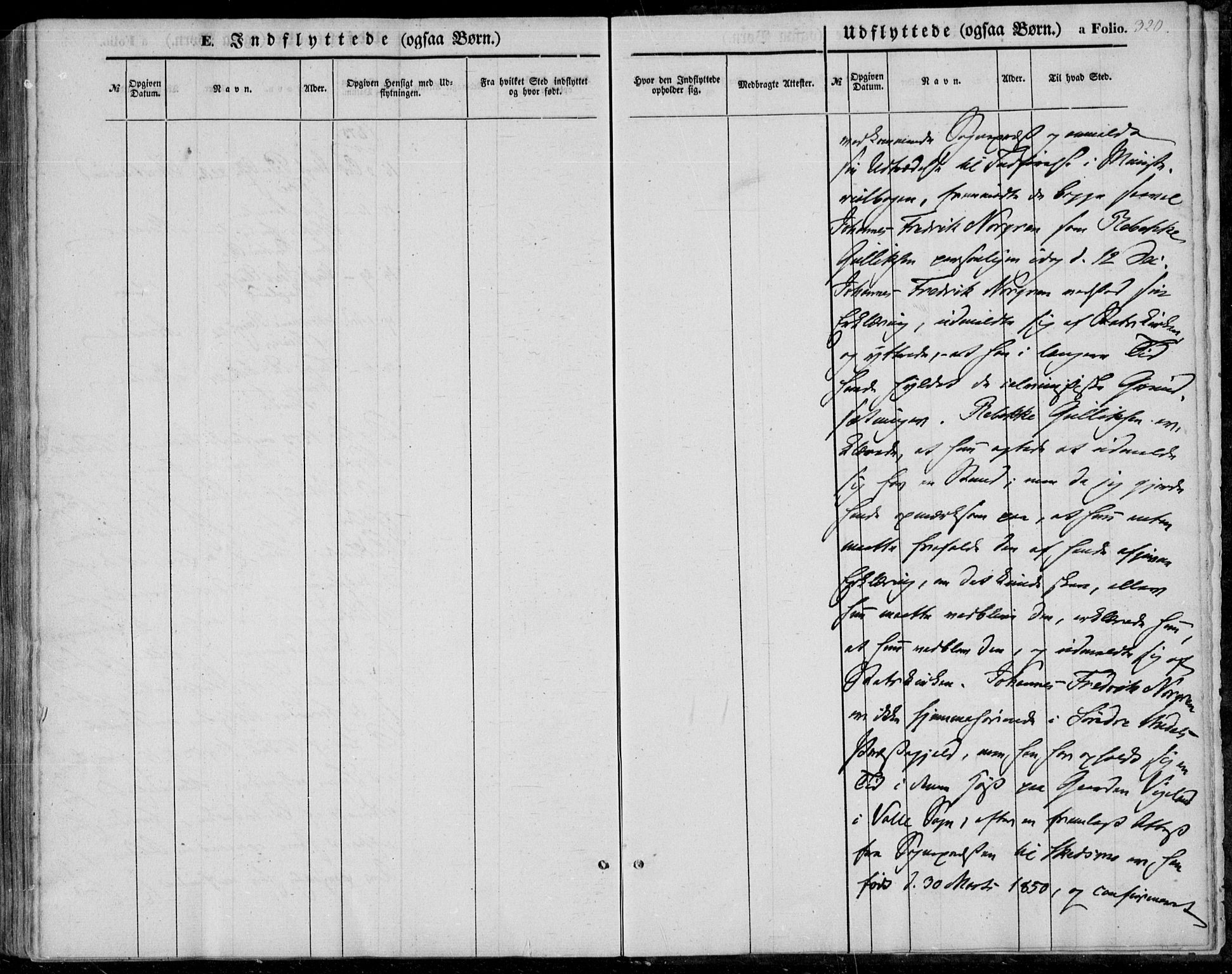 Sør-Audnedal sokneprestkontor, AV/SAK-1111-0039/F/Fa/Fab/L0007: Parish register (official) no. A 7, 1855-1876, p. 320