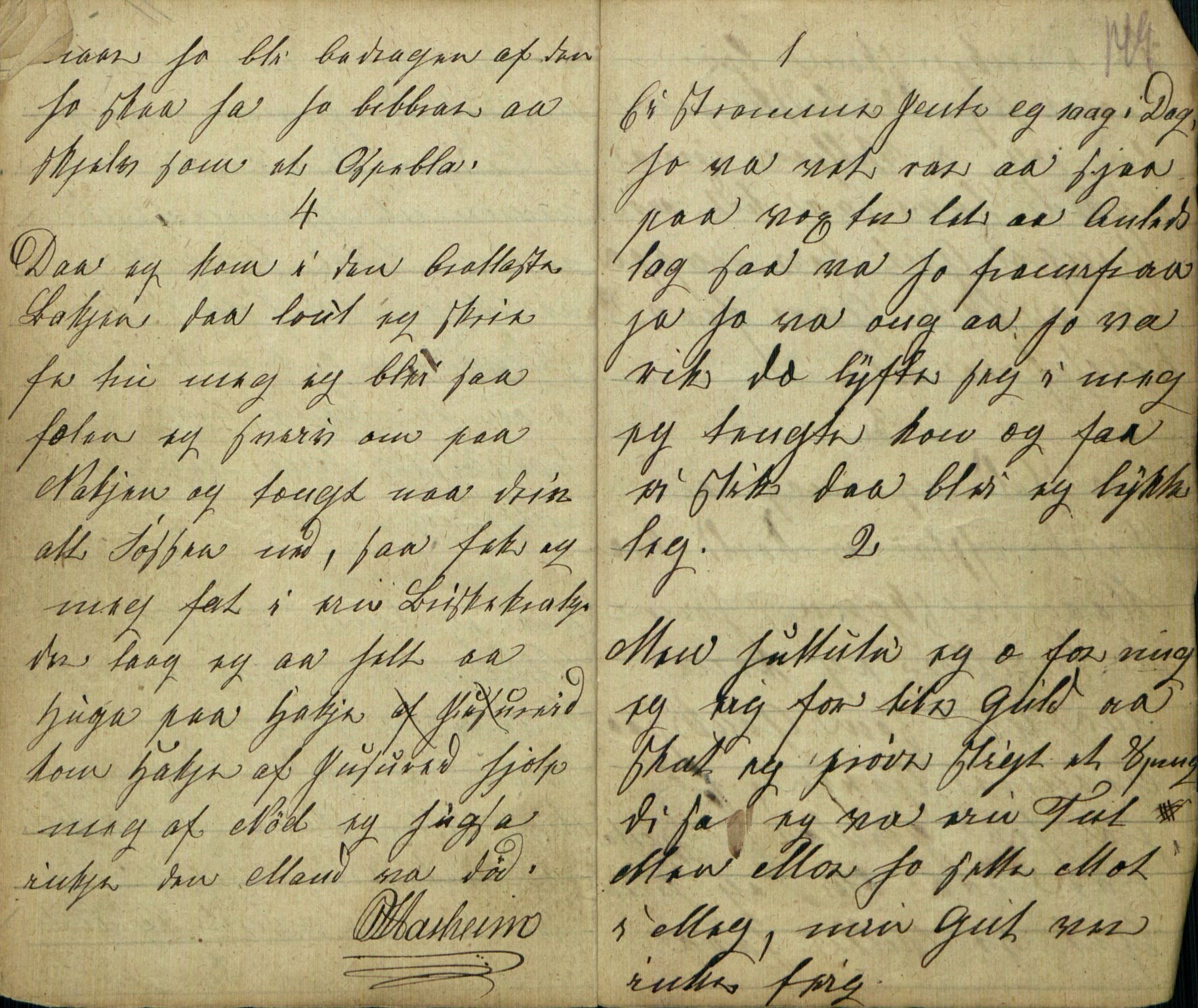 Rikard Berge, TEMU/TGM-A-1003/F/L0005/0018: 160-200 / 177 Handskriven visebok. Tilhører Aasheim af Sigjords Præstegjeld, 1870. Vise, 1870, p. 148-149