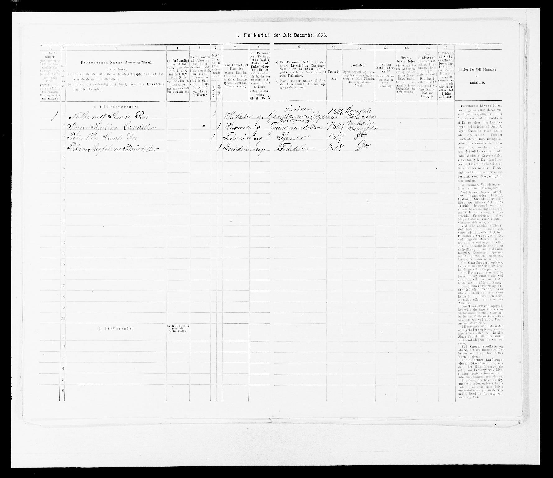 SAB, 1875 census for 1411P Eivindvik, 1875, p. 555