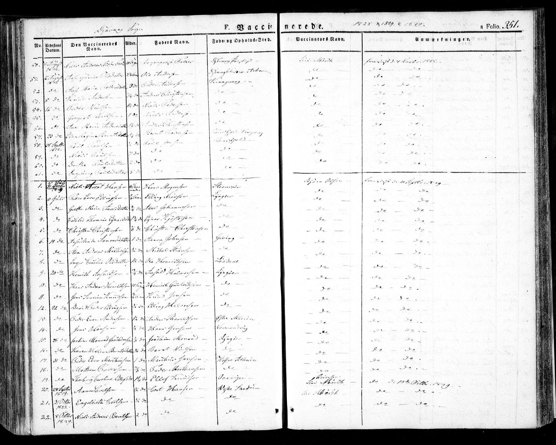 Dypvåg sokneprestkontor, SAK/1111-0007/F/Fa/Faa/L0004: Parish register (official) no. A 4, 1824-1840, p. 351