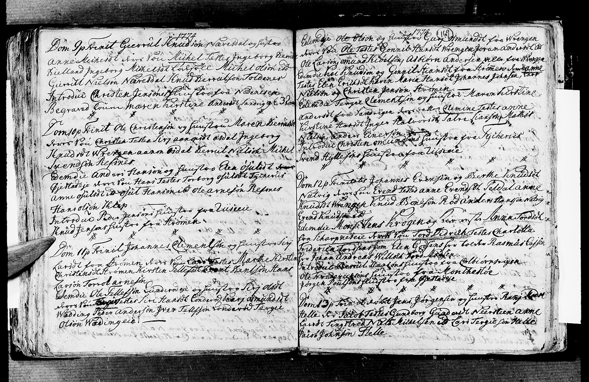 Øyestad sokneprestkontor, AV/SAK-1111-0049/F/Fa/L0006: Parish register (official) no. A 6, 1758-1776, p. 169