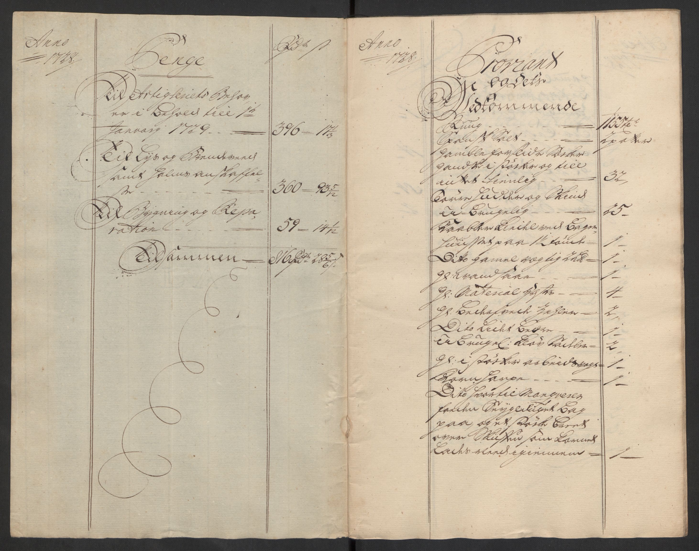 Kommanderende general (KG I) med Det norske krigsdirektorium, AV/RA-EA-5419/D/L0153: Fredriksten festning: Brev, inventarfortegnelser og regnskapsekstrakter, 1724-1729, p. 650