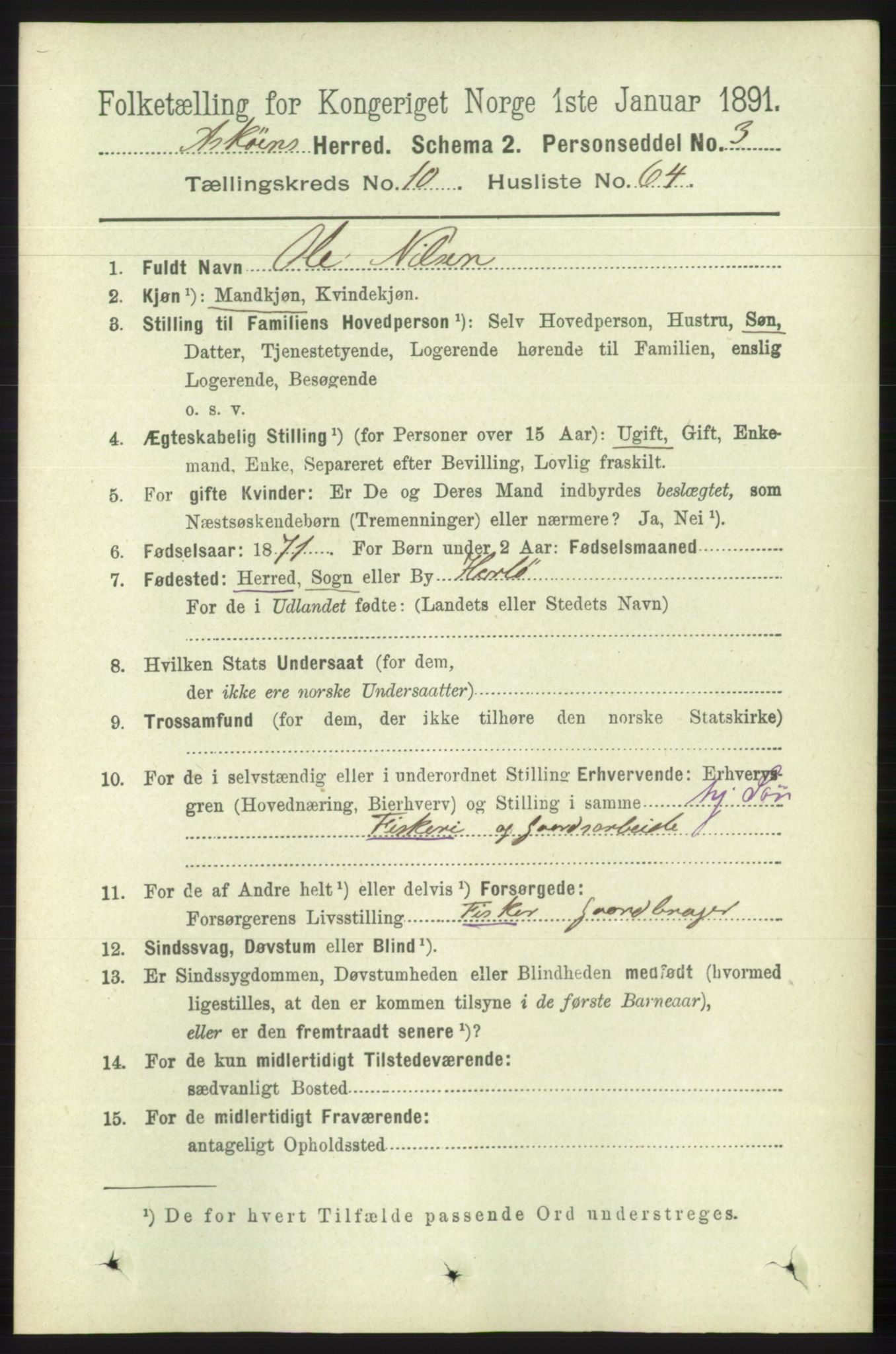 RA, 1891 census for 1247 Askøy, 1891, p. 6759