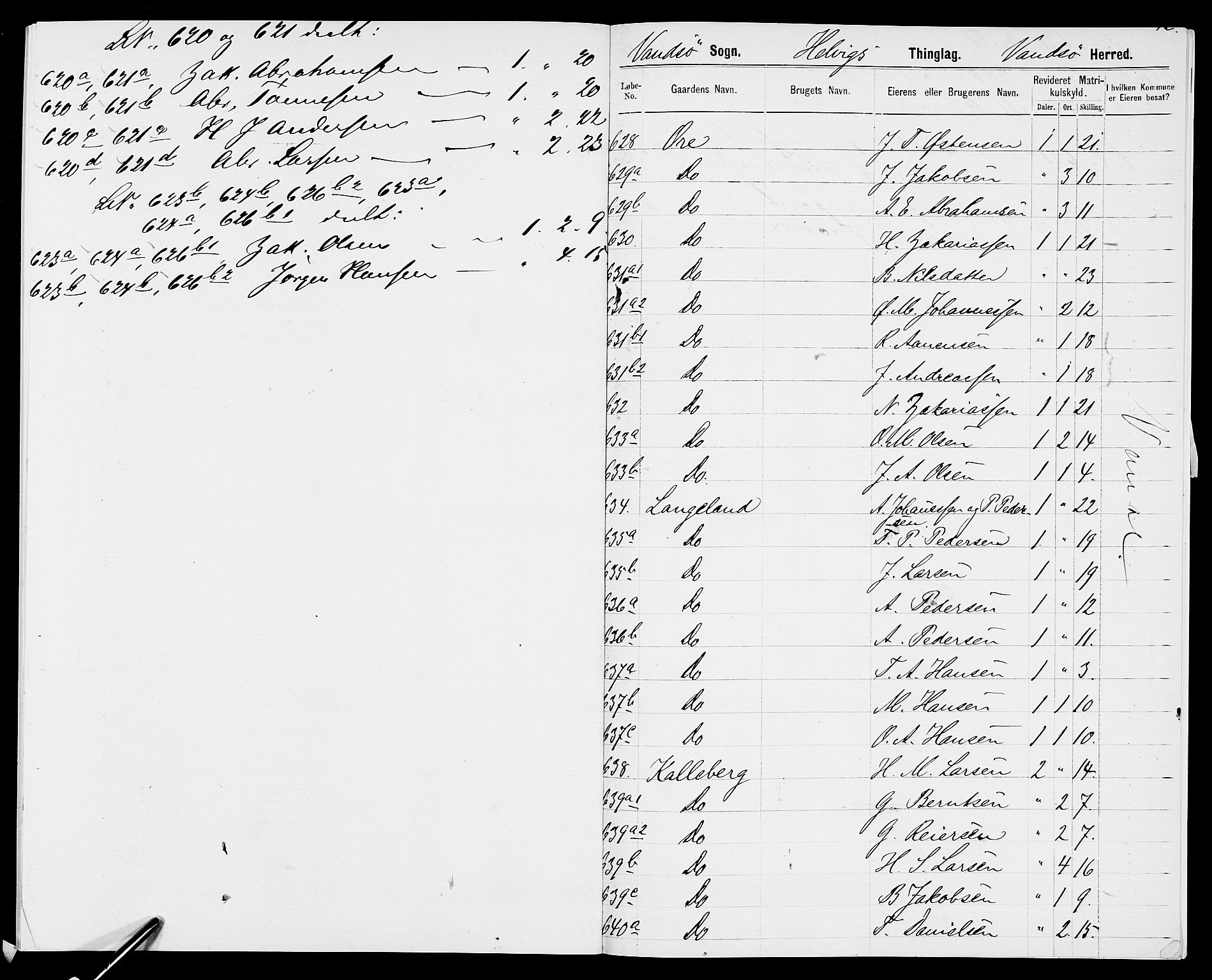 SAK, 1875 census for 1041L Vanse/Vanse og Farsund, 1875, p. 44