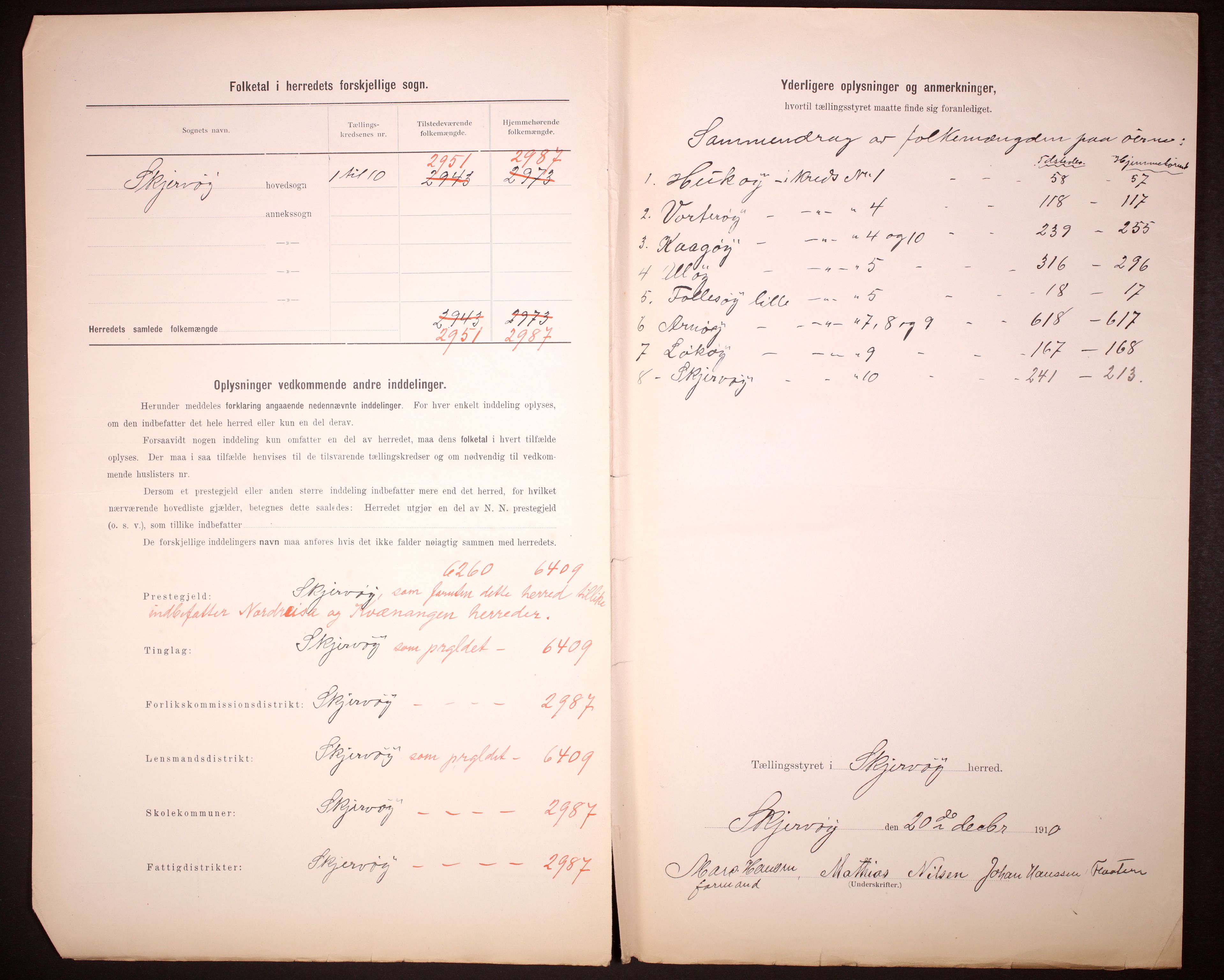 RA, 1910 census for Skjervøy, 1910, p. 3