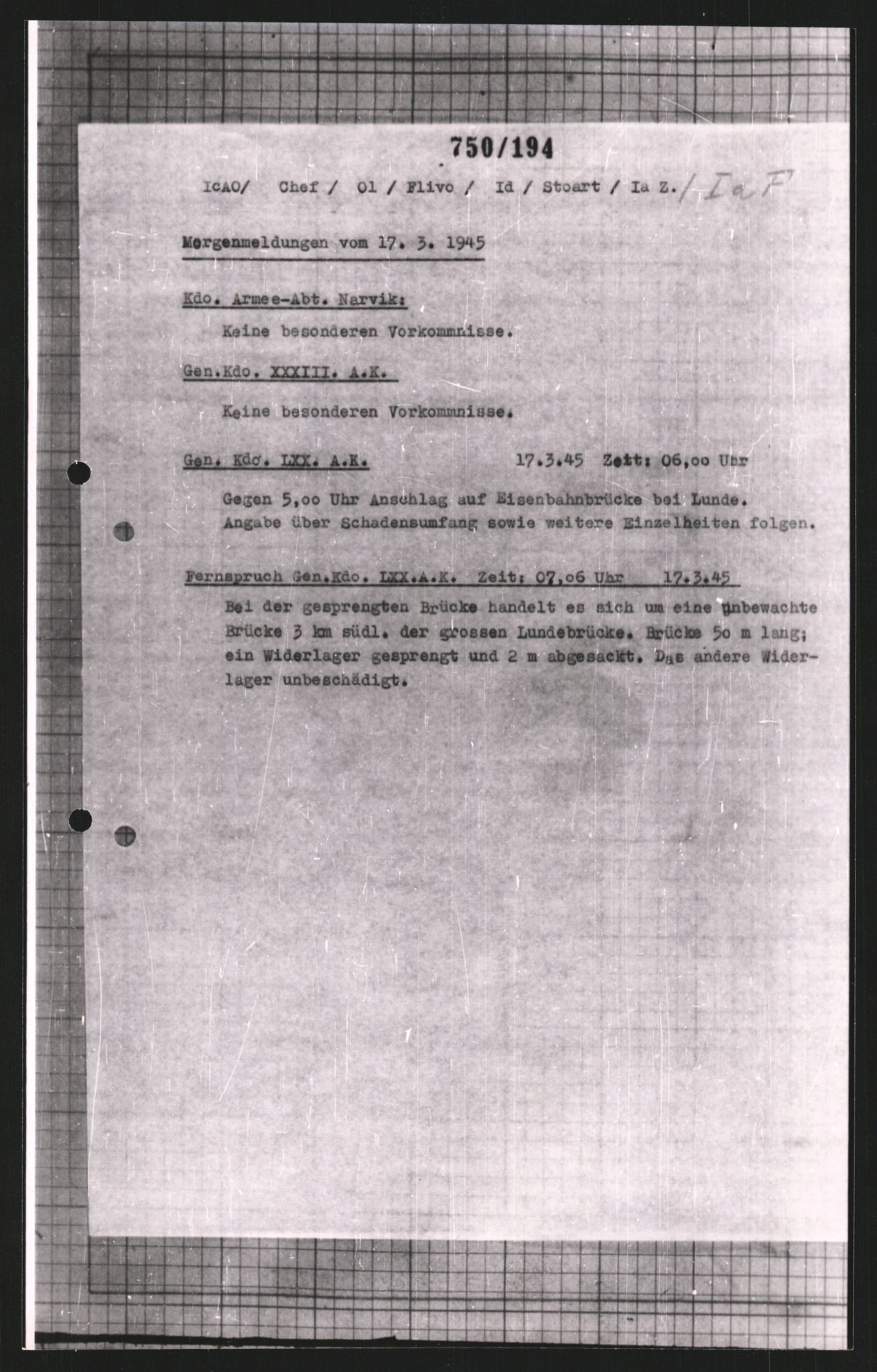 Forsvarets Overkommando. 2 kontor. Arkiv 11.4. Spredte tyske arkivsaker, AV/RA-RAFA-7031/D/Dar/Dara/L0008: Krigsdagbøker for 20. Gebirgs-Armee-Oberkommando (AOK 20), 1945, p. 519