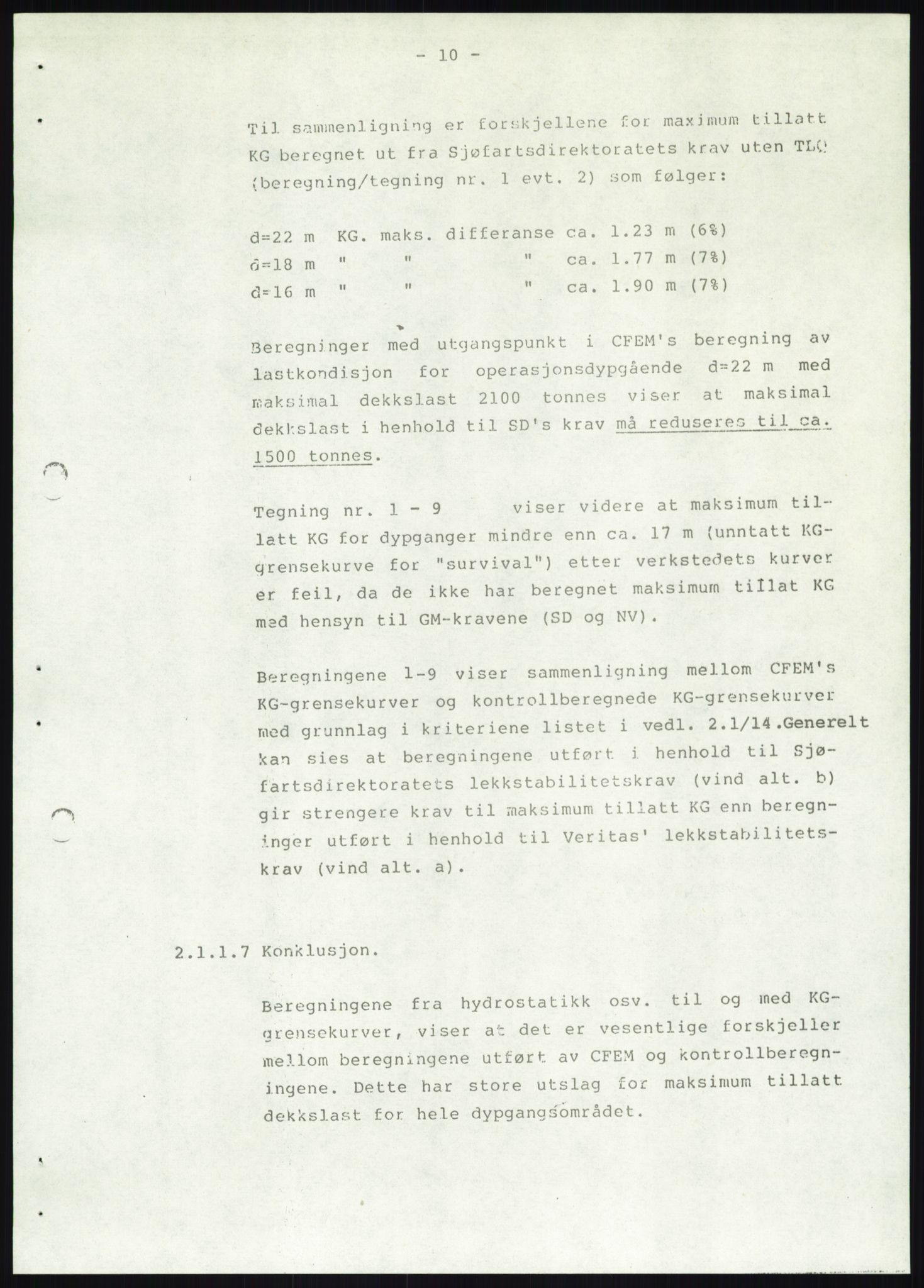 Justisdepartementet, Granskningskommisjonen ved Alexander Kielland-ulykken 27.3.1980, AV/RA-S-1165/D/L0019: S Værforhold (Doku.liste + S1-S5 av 5)/ T (T1-T2)/ U Stabilitet (Doku.liste + U1-U5 av 5), 1980-1981, p. 822