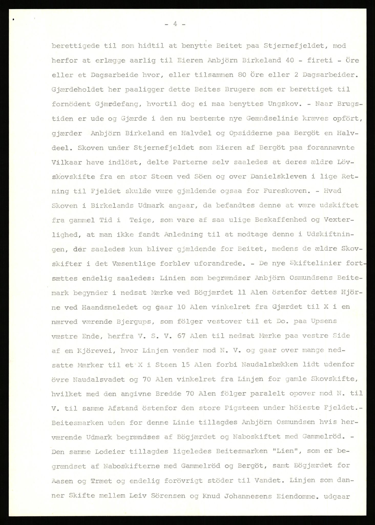 Statsarkivet i Stavanger, AV/SAST-A-101971/03/Y/Yj/L0008: Avskrifter sortert etter gårdsnavn: Birkeland indre - Bjerge, 1750-1930, p. 189