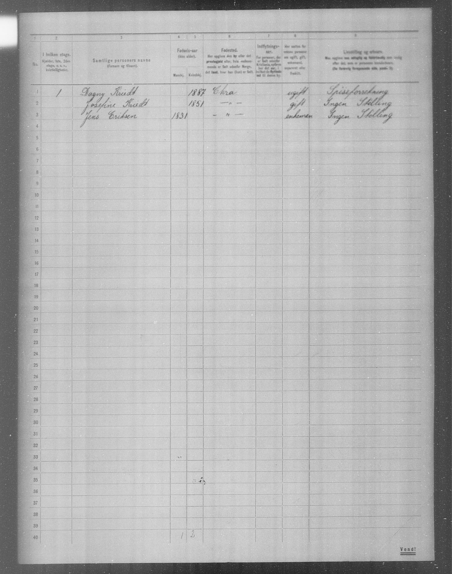 OBA, Municipal Census 1904 for Kristiania, 1904, p. 14217