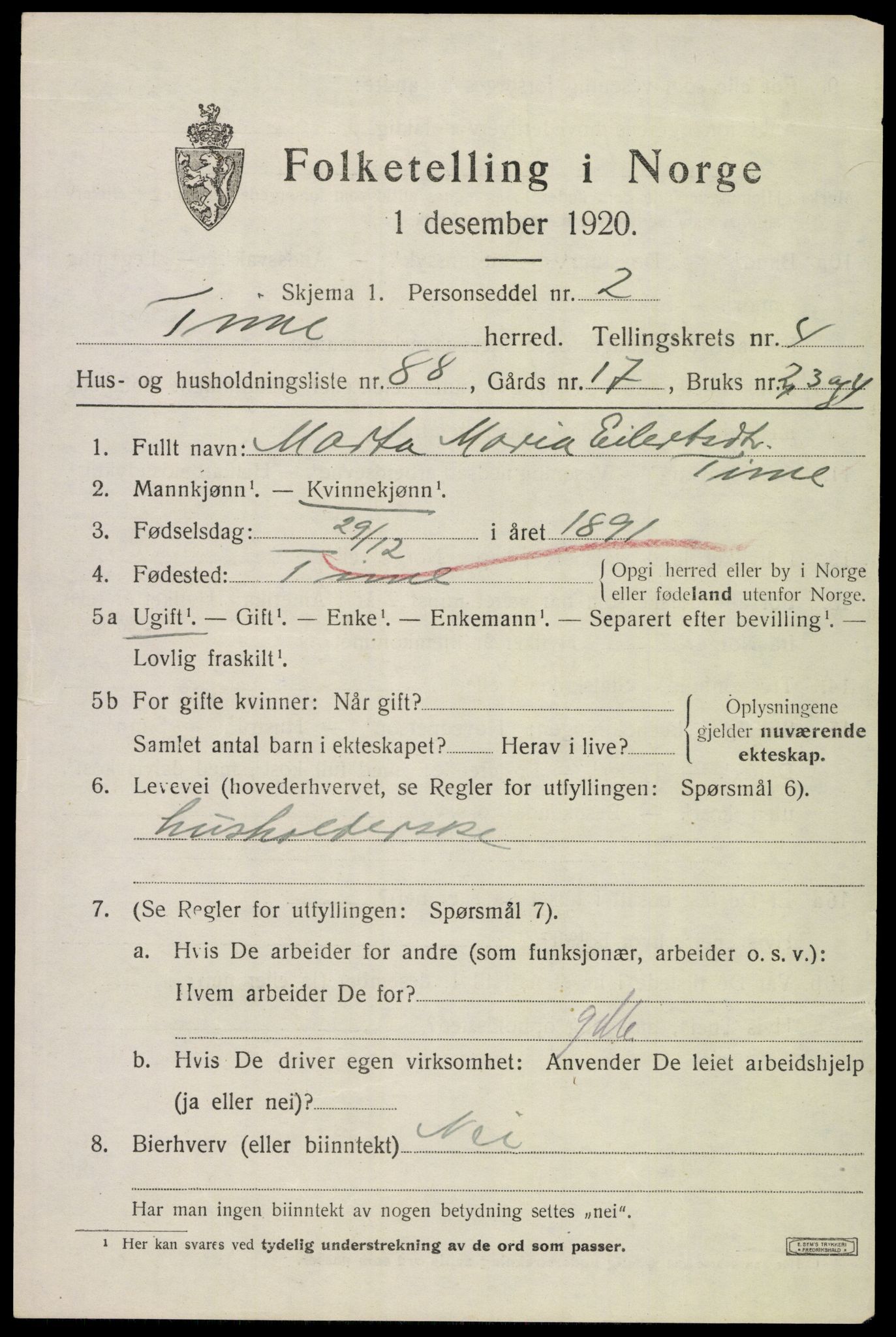 SAST, 1920 census for Time, 1920, p. 6067